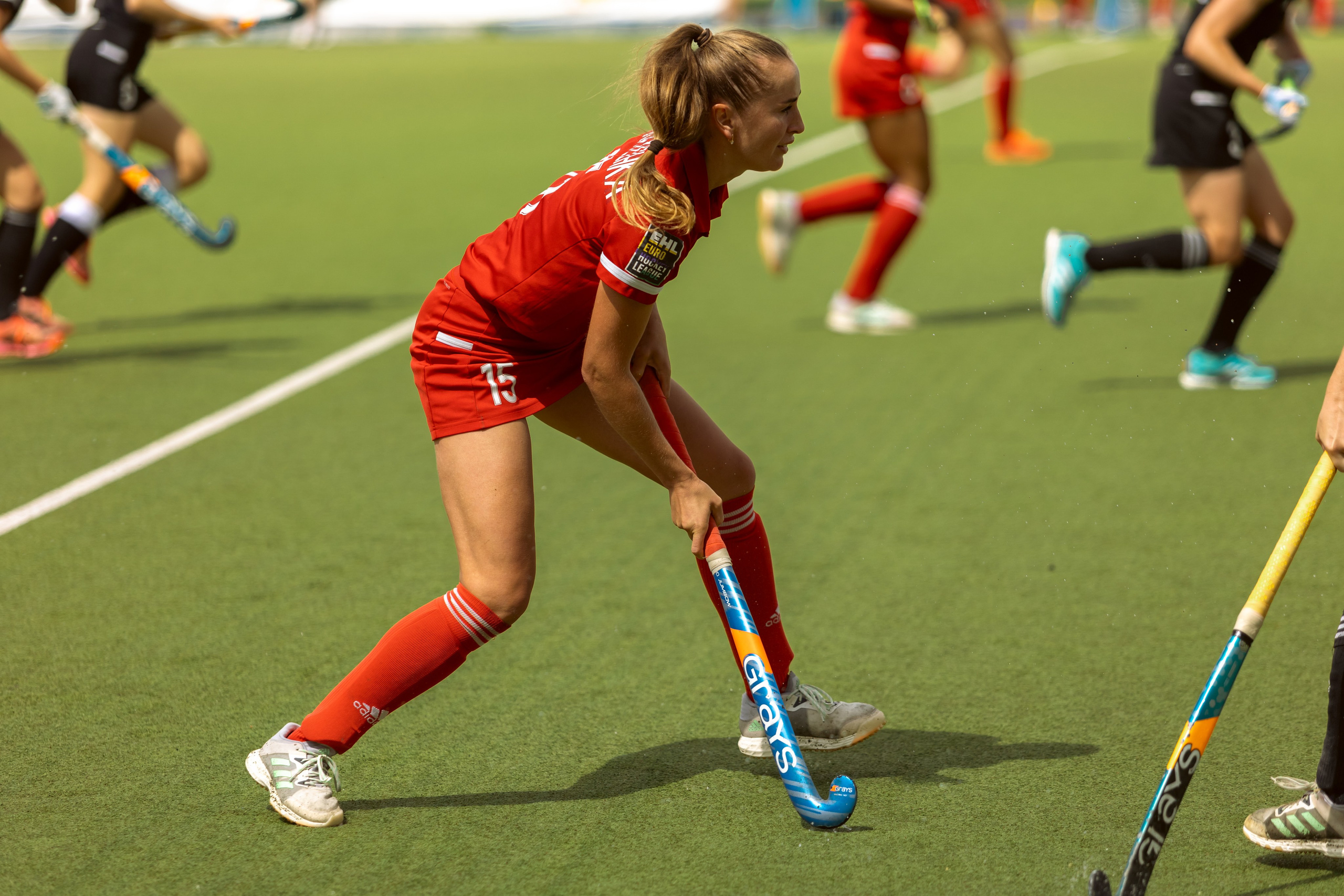 Хоккей на траве. Девушки. Минск — Виктория. 16.06.2024. Профессиональный интерьерный и репортажный фотограф Минск и РБ. Максим Орлов