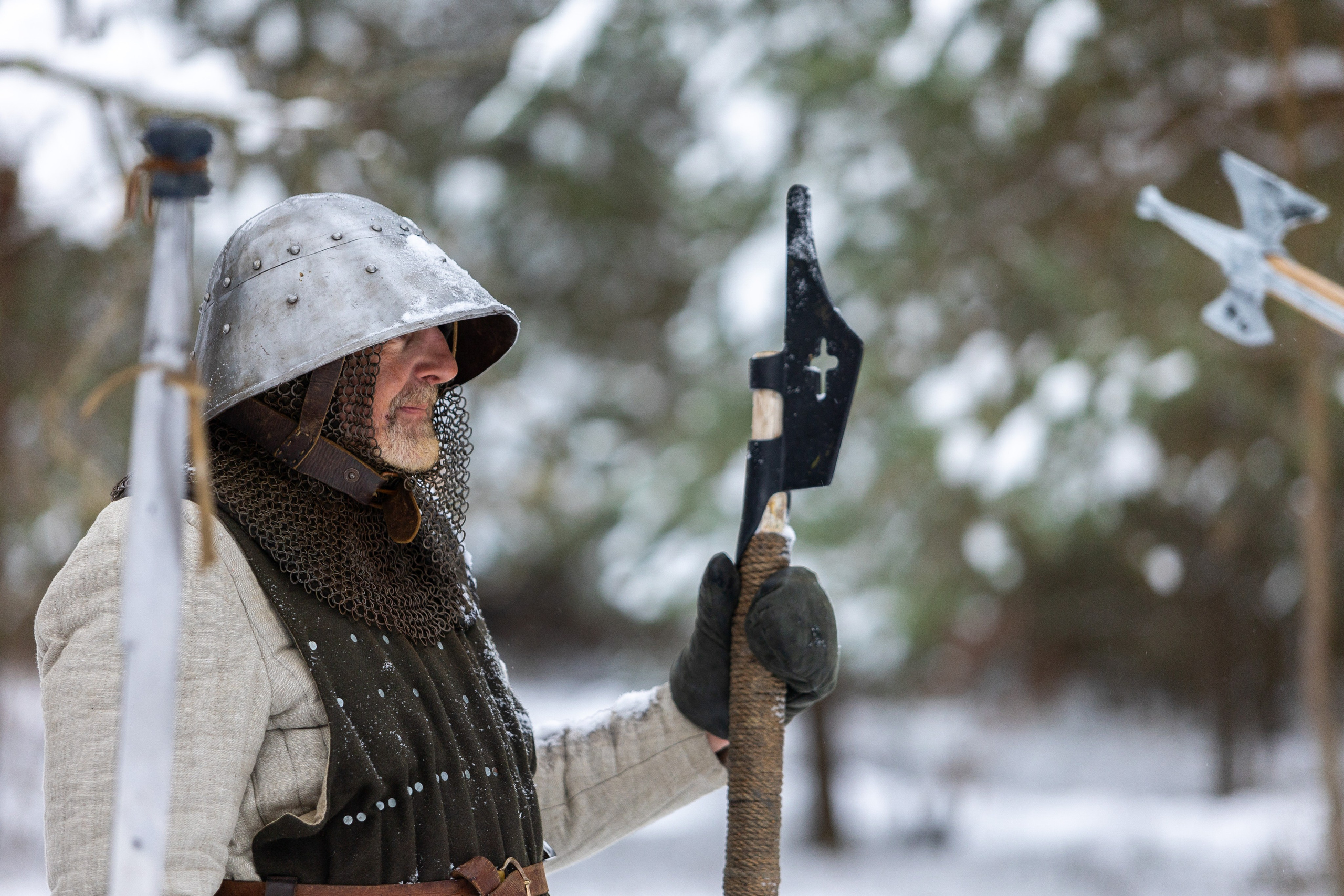 Зимние рыцарские маневры. Профессиональный интерьерный и репортажный фотограф Минск и РБ. Максим Орлов