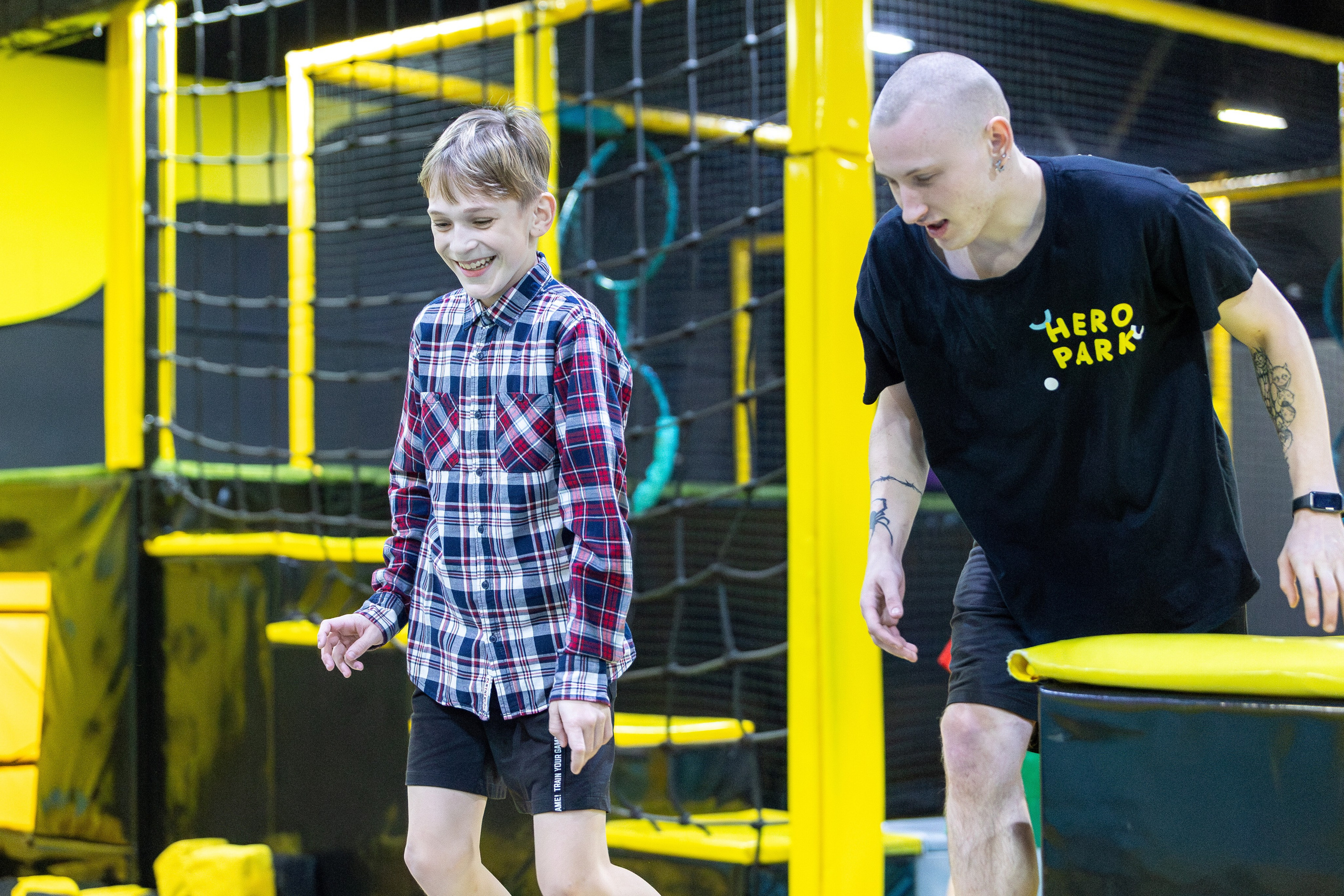 ДР Влада (батутная арена). Профессиональный интерьерный и репортажный фотограф Минск и РБ. Максим Орлов