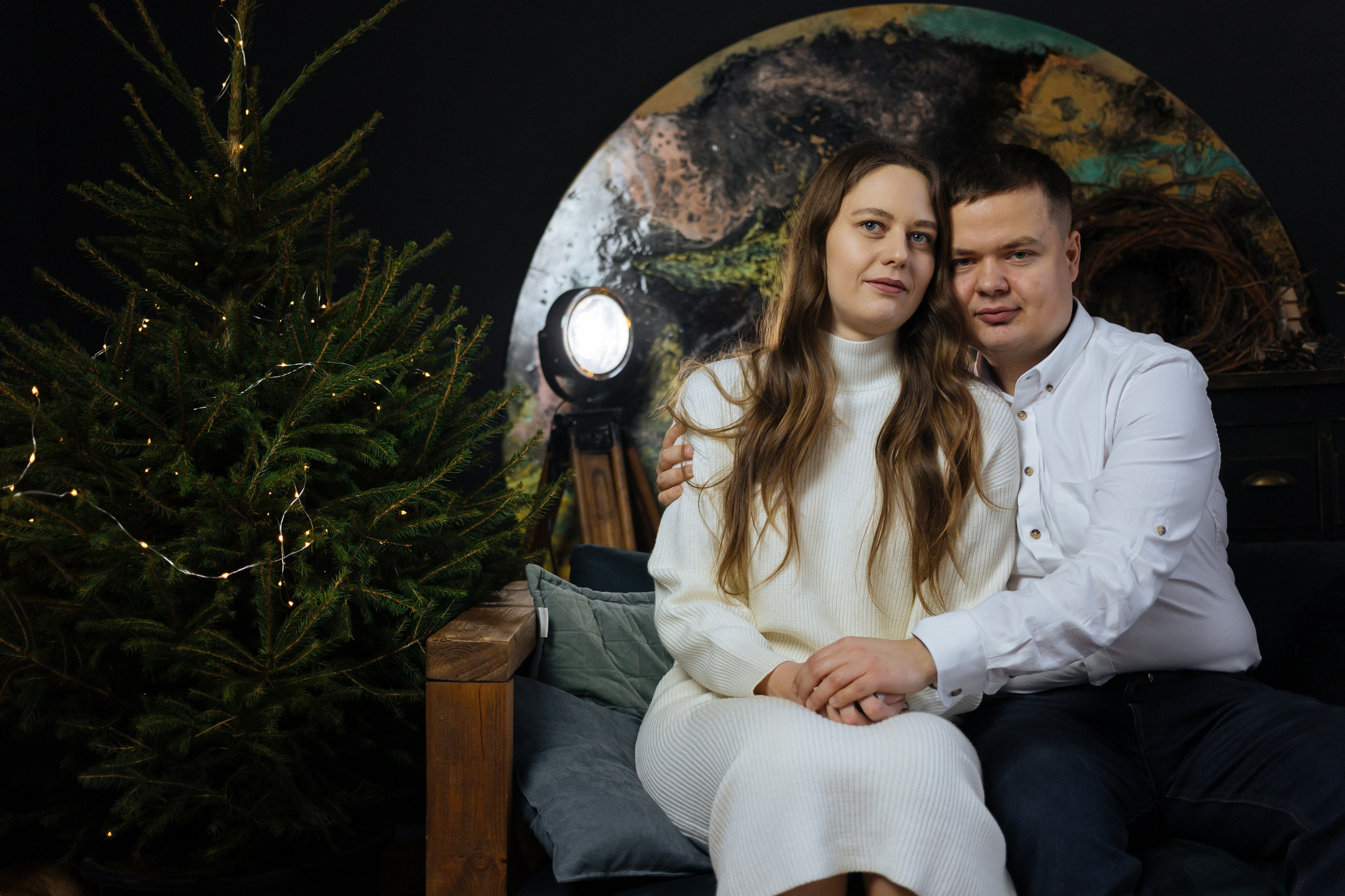 Елена и Володя (новогодняя). Профессиональный интерьерный и репортажный фотограф Минск и РБ. Максим Орлов