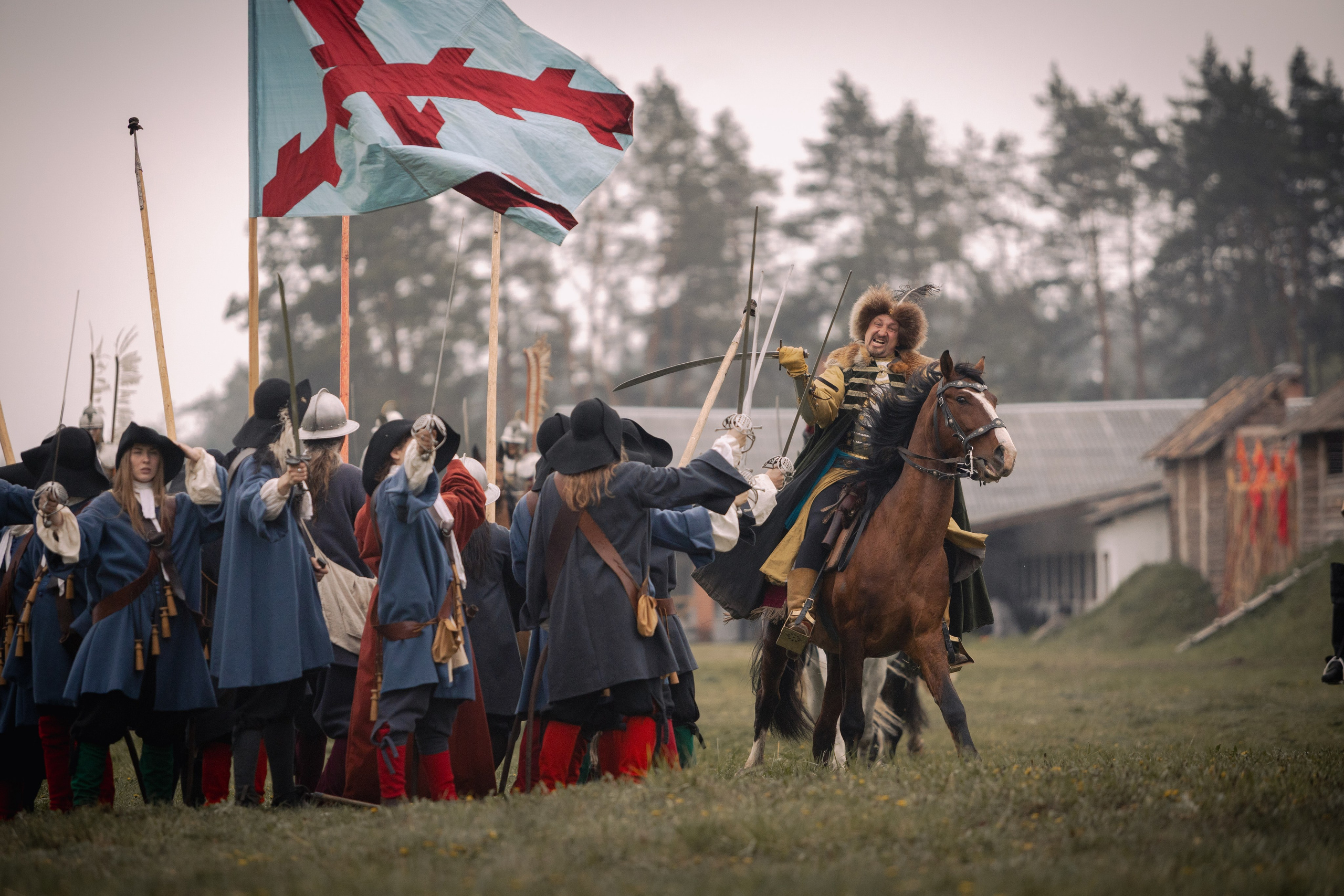 Золотая шпора. Огнем и мечем. День третий. Бой на поле. Профессиональный интерьерный и репортажный фотограф Минск и РБ. Максим Орлов