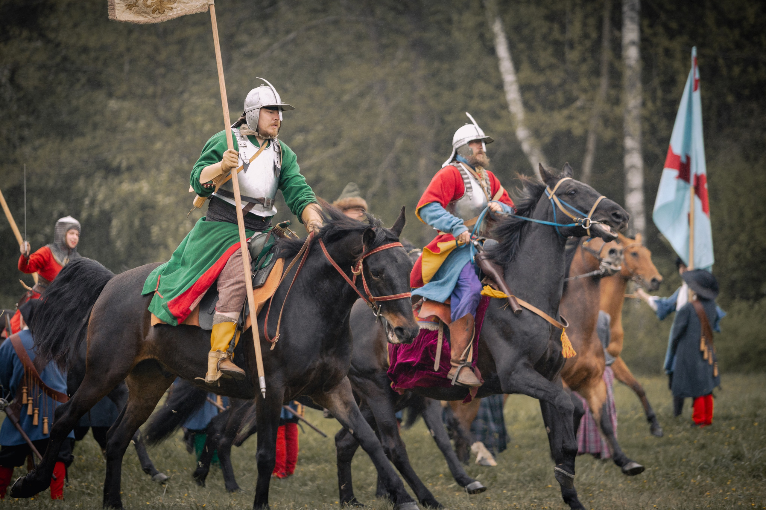 Золотая шпора. Огнем и мечем. День третий. Бой на поле. Профессиональный интерьерный и репортажный фотограф Минск и РБ. Максим Орлов