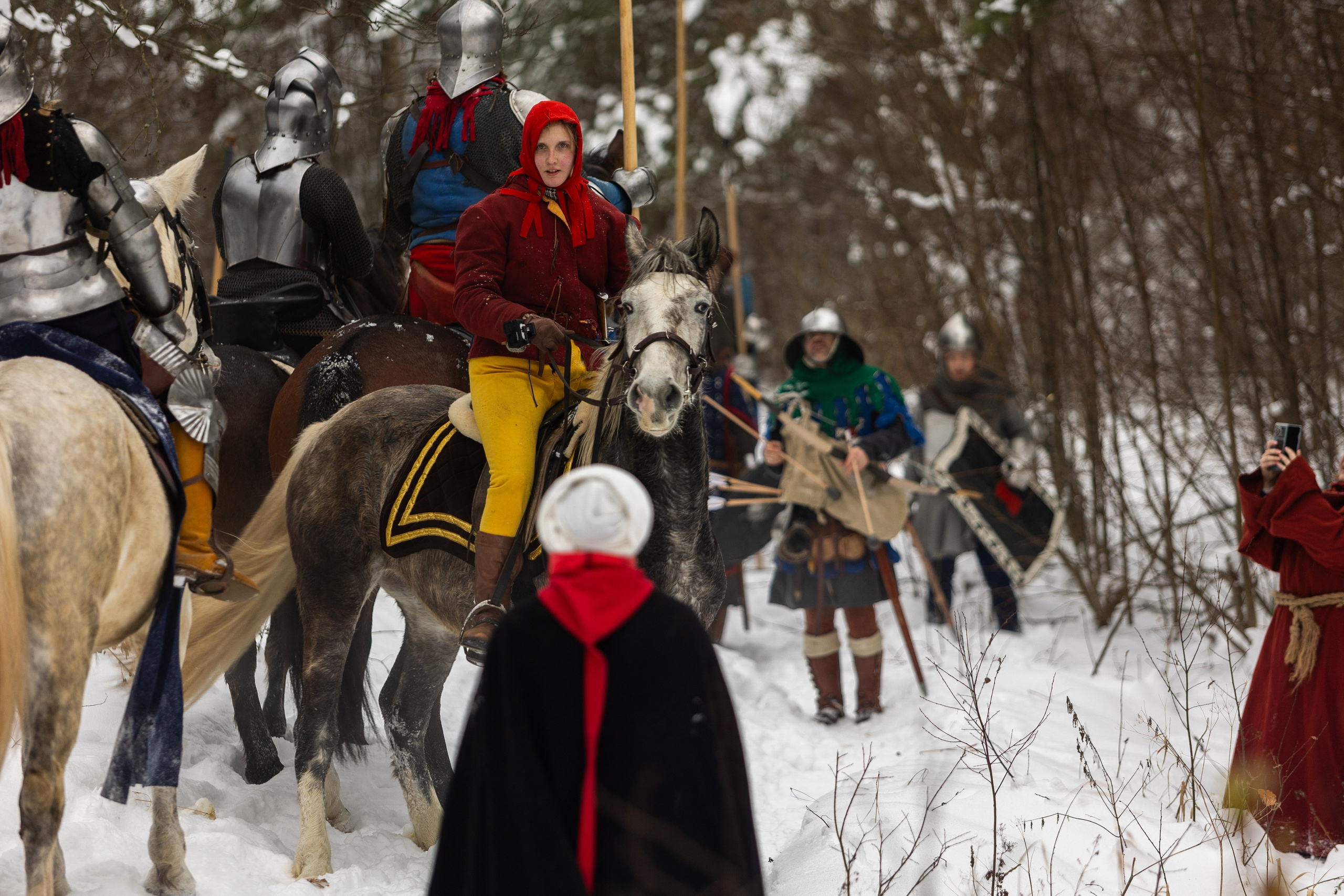 Зимние рыцарские маневры. Профессиональный интерьерный и репортажный фотограф Минск и РБ. Максим Орлов