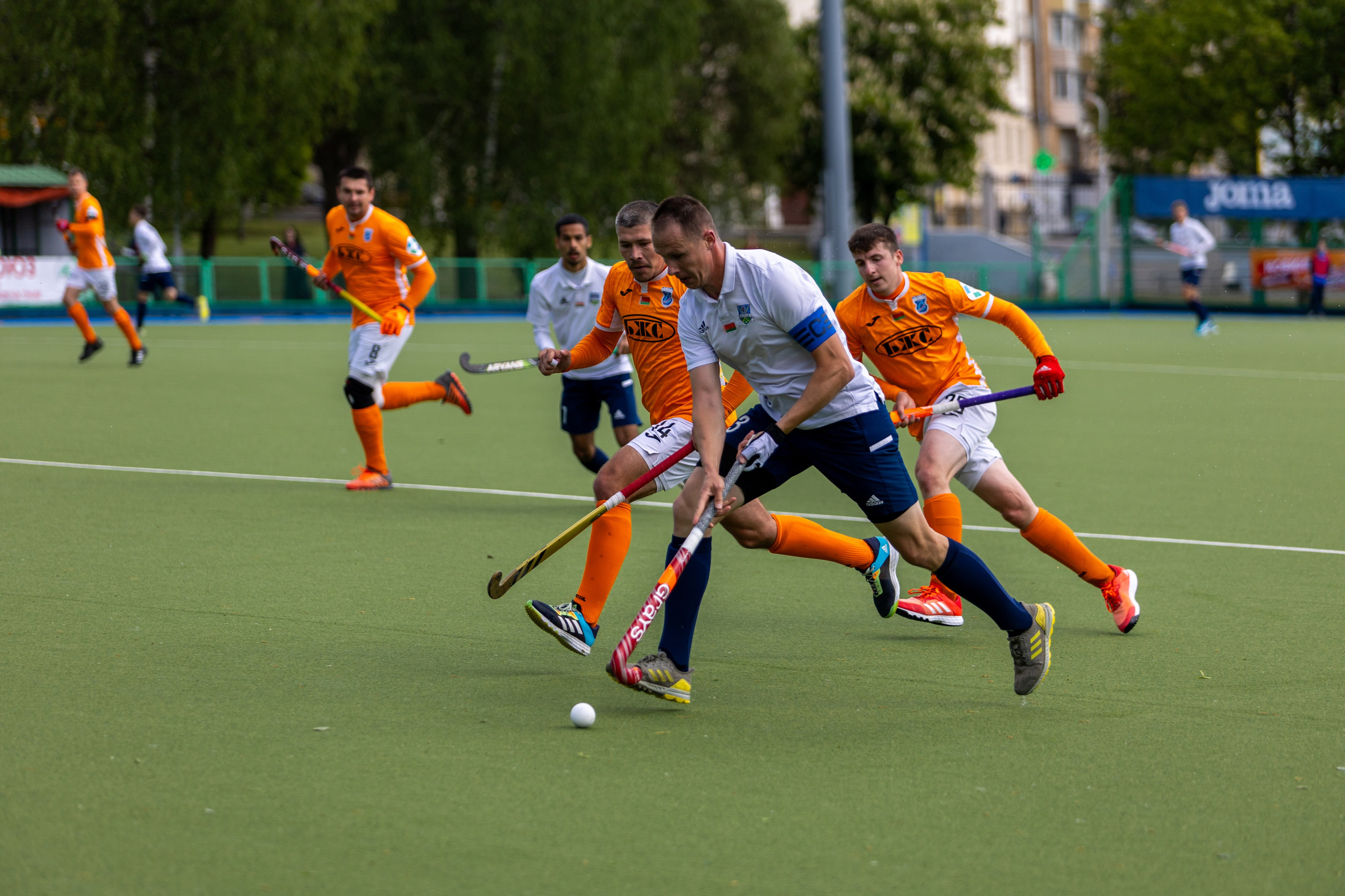 Хоккей на траве. ХК Минск — СК Строитель 11.05.2024. Профессиональный интерьерный и репортажный фотограф Минск и РБ. Максим Орлов
