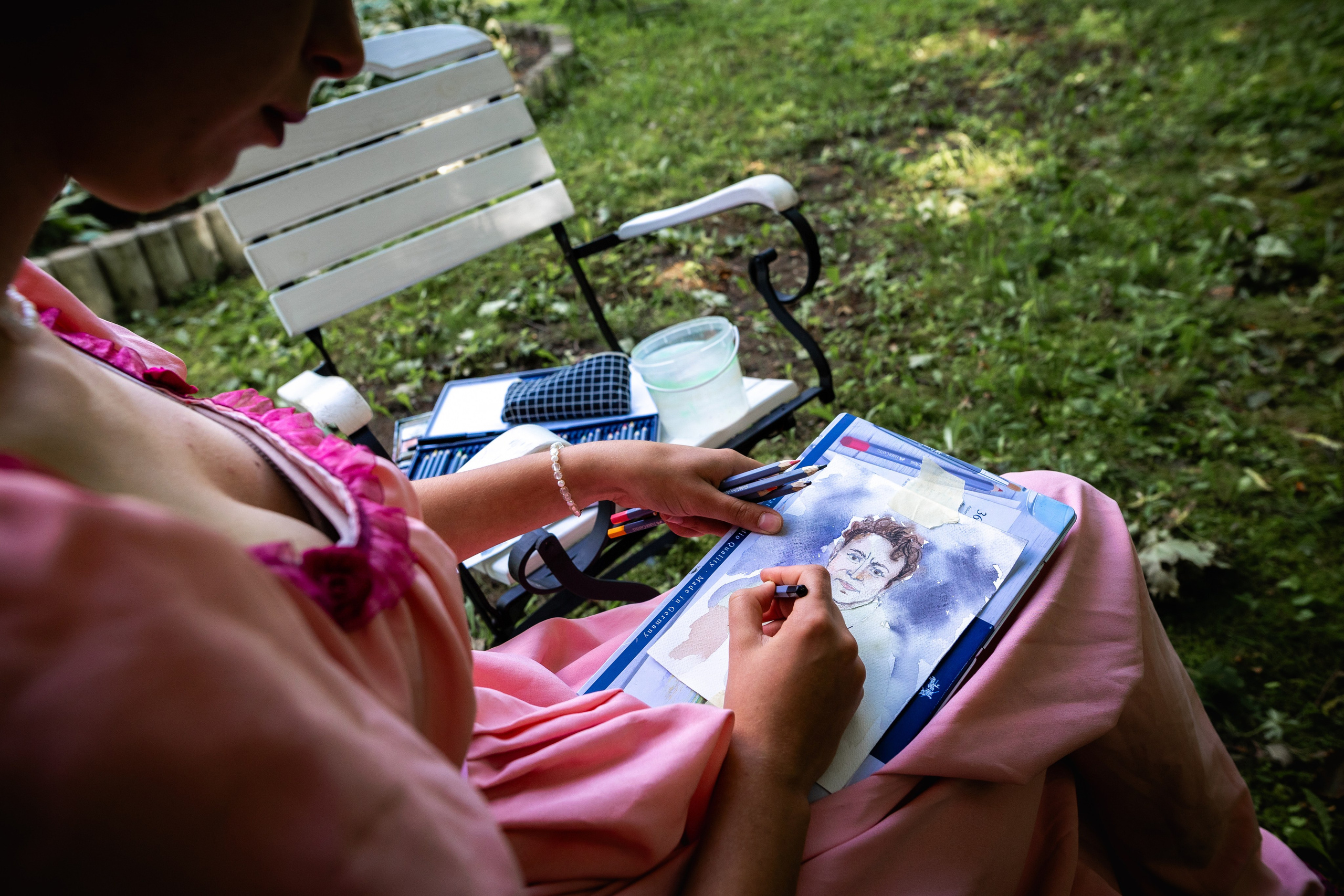 Пикник начала 19 века. Профессиональный интерьерный и репортажный фотограф Минск и РБ. Максим Орлов