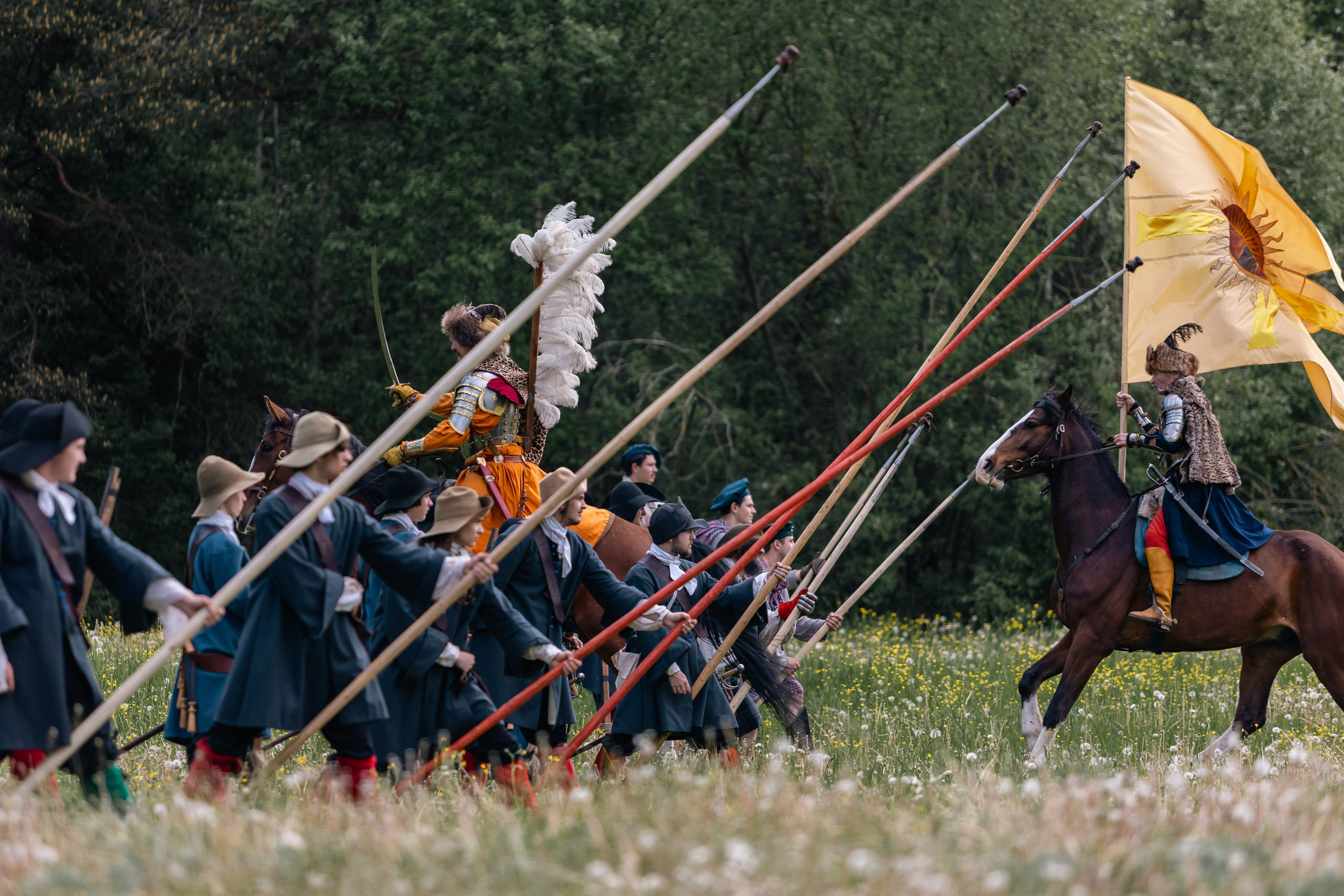 Золотая шпора. Маневры 17 века. Профессиональный интерьерный и репортажный фотограф Минск и РБ. Максим Орлов