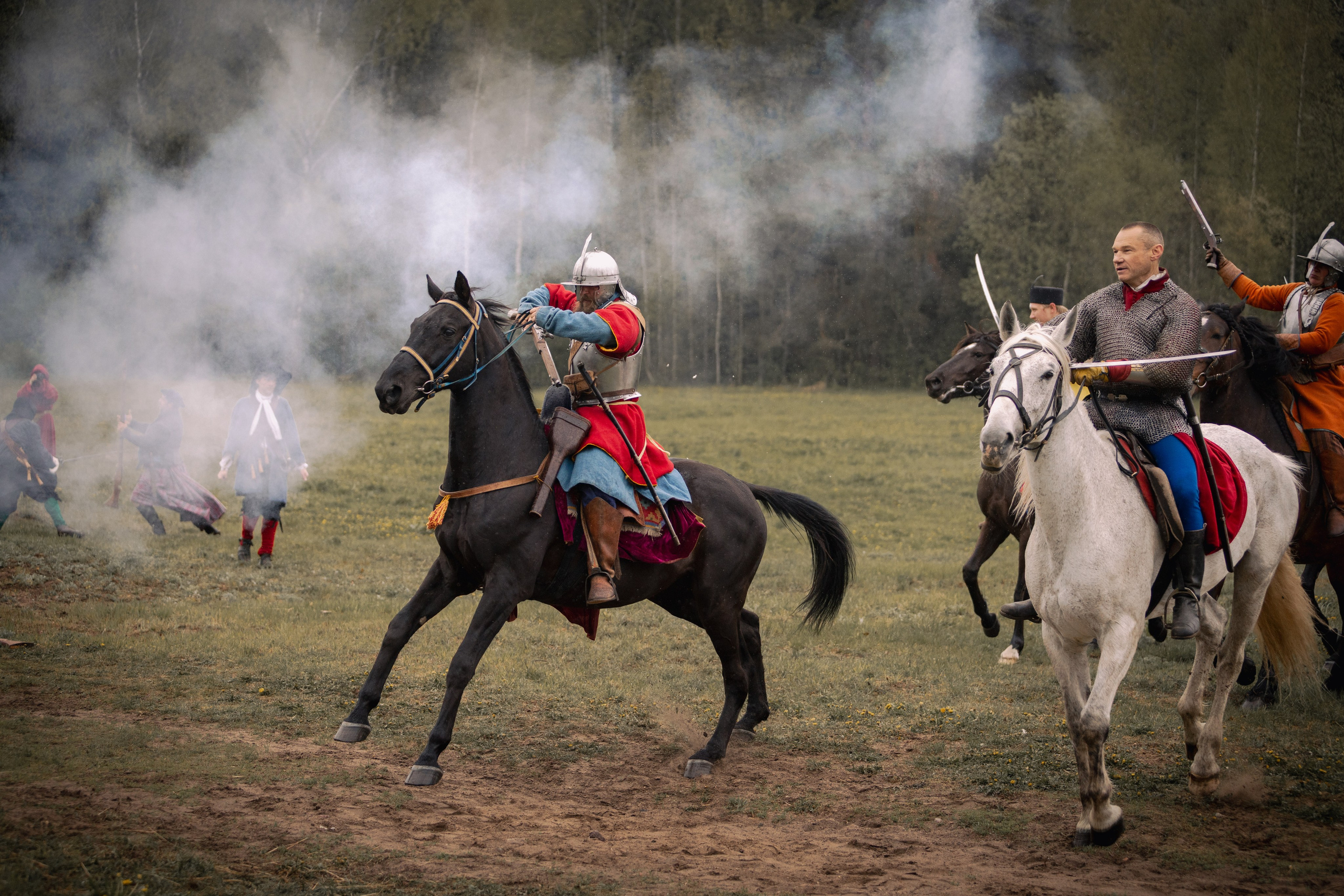 Золотая шпора. Огнем и мечем. День третий. Бой на поле. Профессиональный интерьерный и репортажный фотограф Минск и РБ. Максим Орлов
