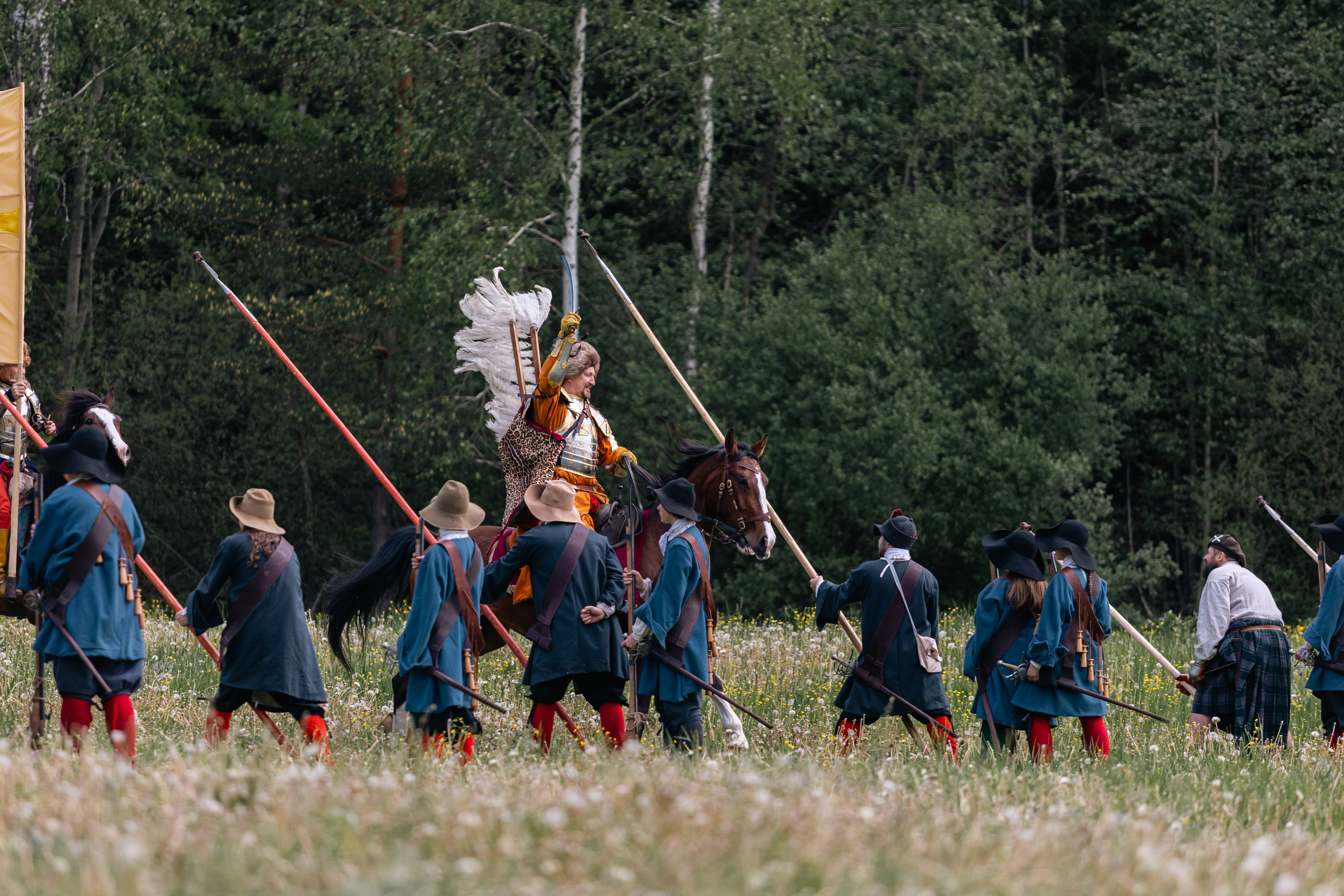 Золотая шпора. Маневры 17 века. Профессиональный интерьерный и репортажный фотограф Минск и РБ. Максим Орлов