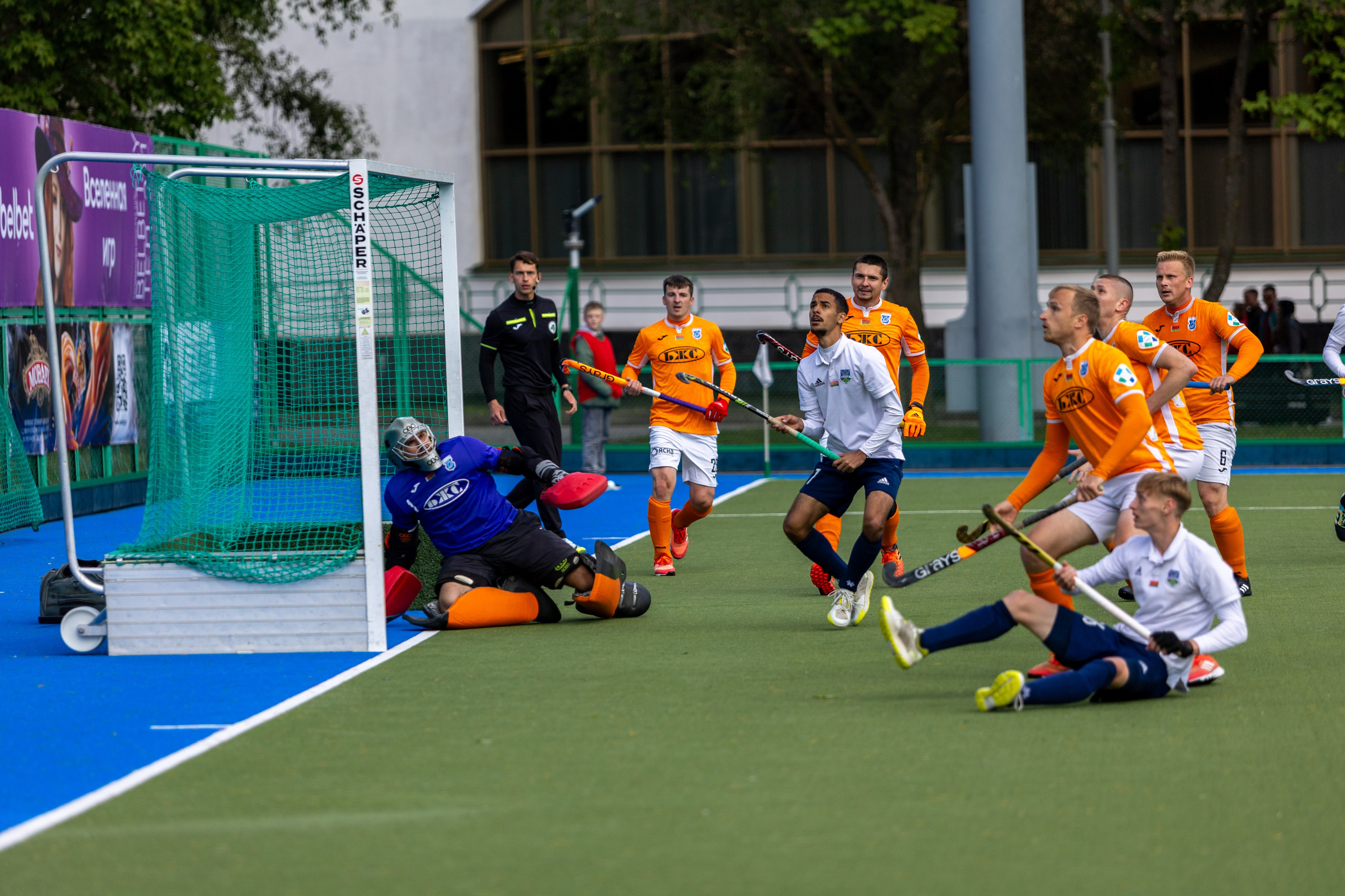 Хоккей на траве. ХК Минск — СК Строитель 11.05.2024. Профессиональный интерьерный и репортажный фотограф Минск и РБ. Максим Орлов