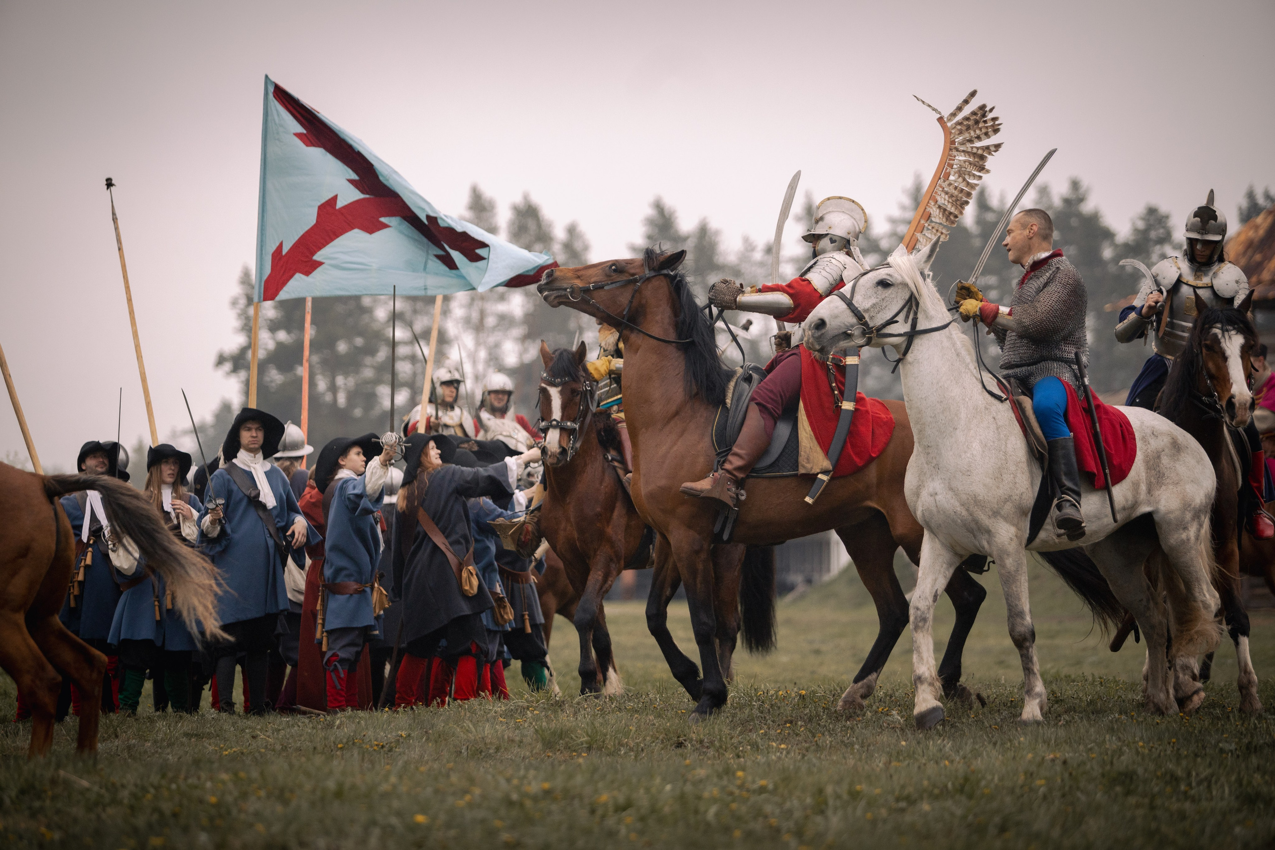 Золотая шпора. Огнем и мечем. День третий. Бой на поле. Профессиональный интерьерный и репортажный фотограф Минск и РБ. Максим Орлов