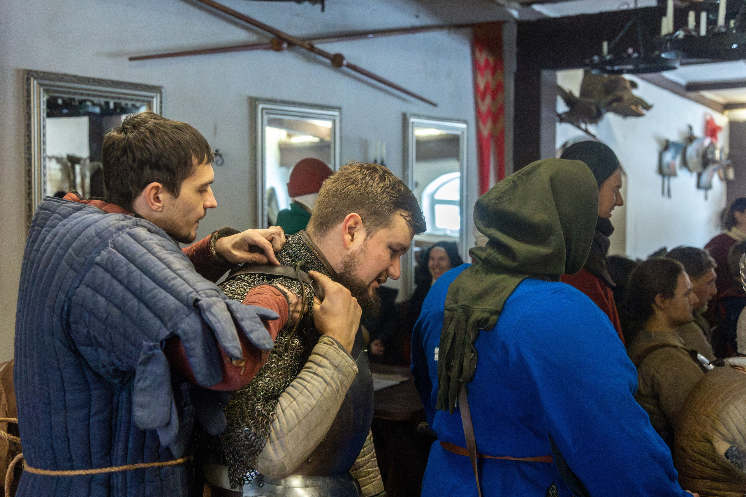 Зимние рыцарские маневры. Профессиональный интерьерный и репортажный фотограф Минск и РБ. Максим Орлов