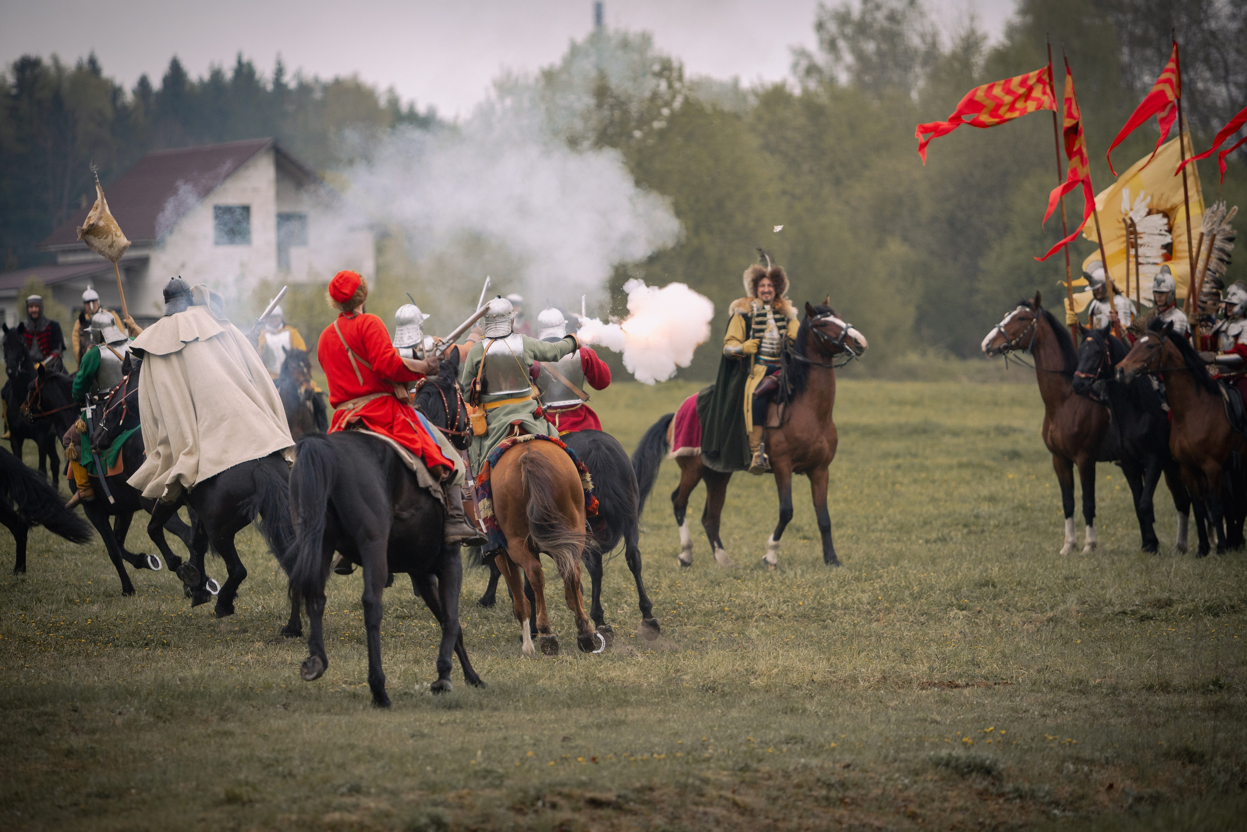 Золотая шпора. Огнем и мечем. День третий. Бой на поле. Профессиональный интерьерный и репортажный фотограф Минск и РБ. Максим Орлов