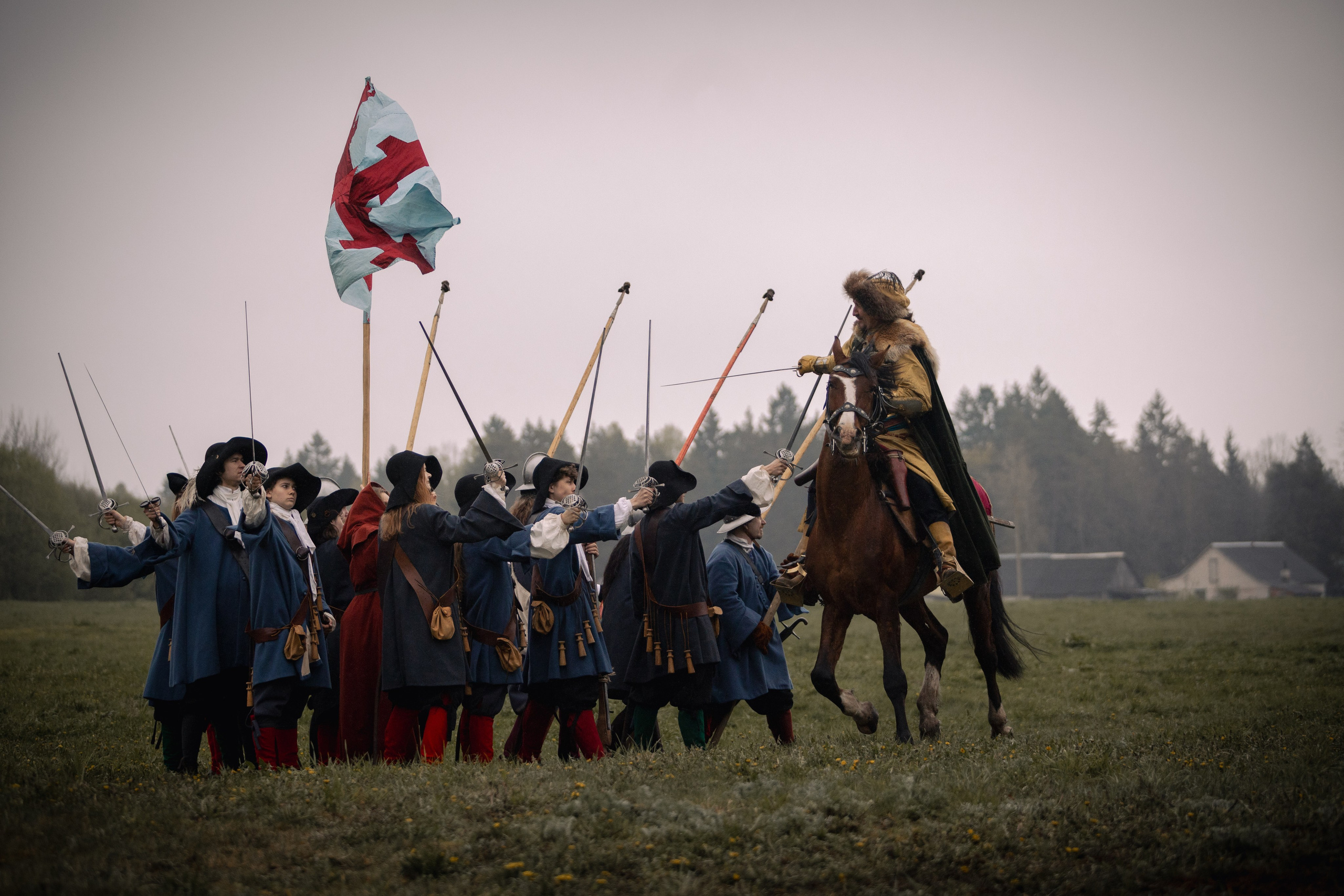 Золотая шпора. Огнем и мечем. День третий. Бой на поле. Профессиональный интерьерный и репортажный фотограф Минск и РБ. Максим Орлов