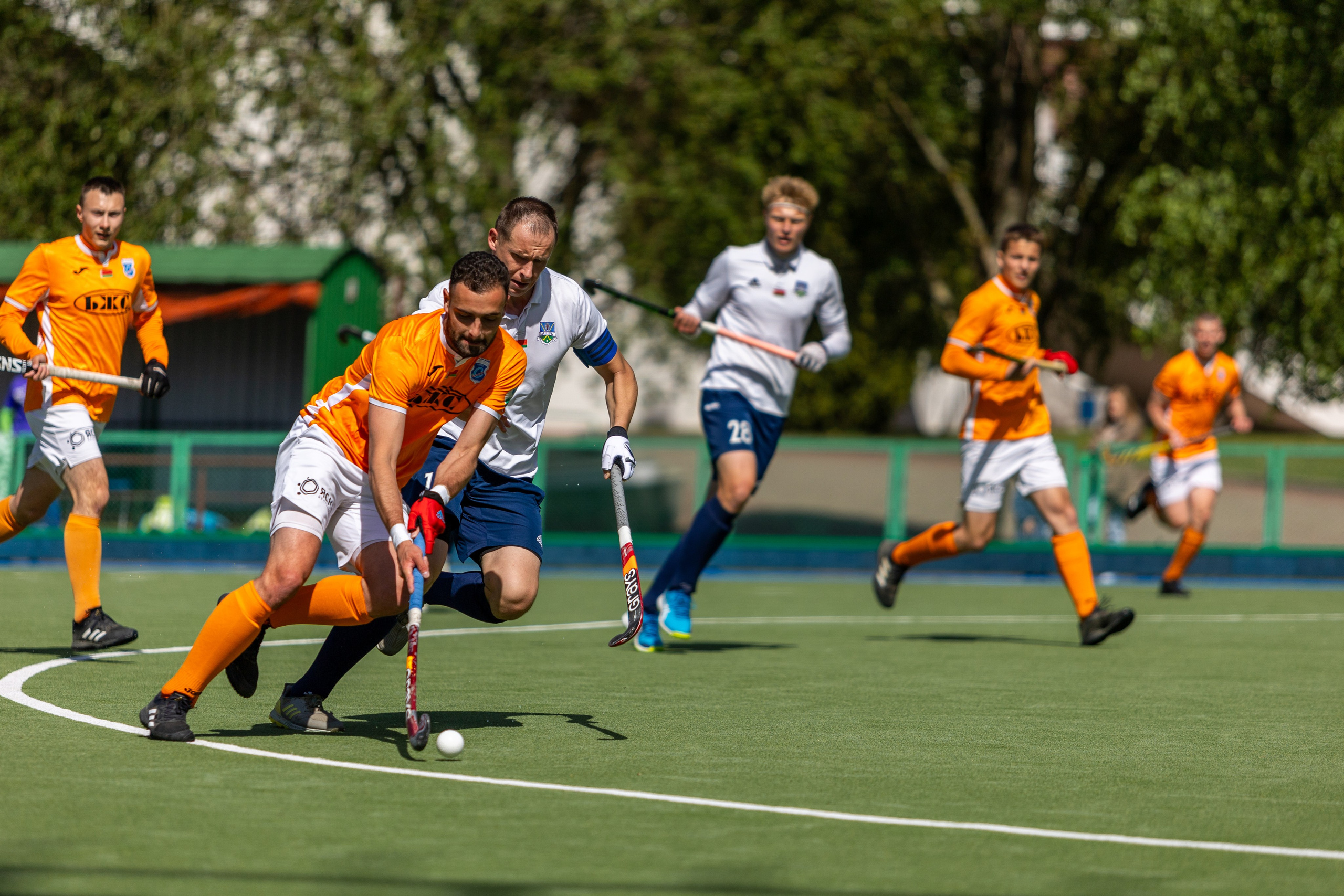 Хоккей на траве. ХК Минск — СК Строитель 12.05.2024. Профессиональный интерьерный и репортажный фотограф Минск и РБ. Максим Орлов