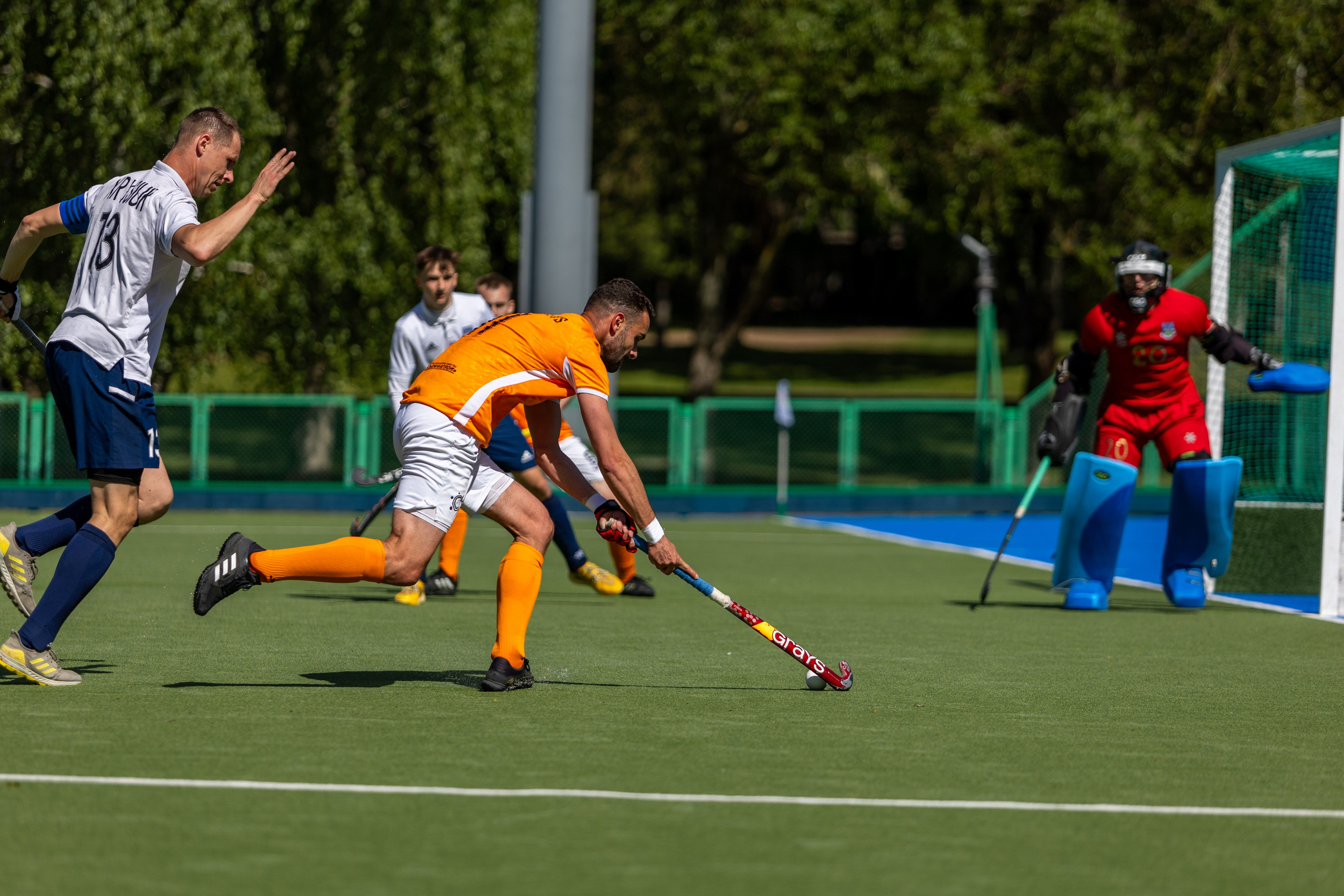 Хоккей на траве. ХК Минск — СК Строитель 12.05.2024. Профессиональный интерьерный и репортажный фотограф Минск и РБ. Максим Орлов