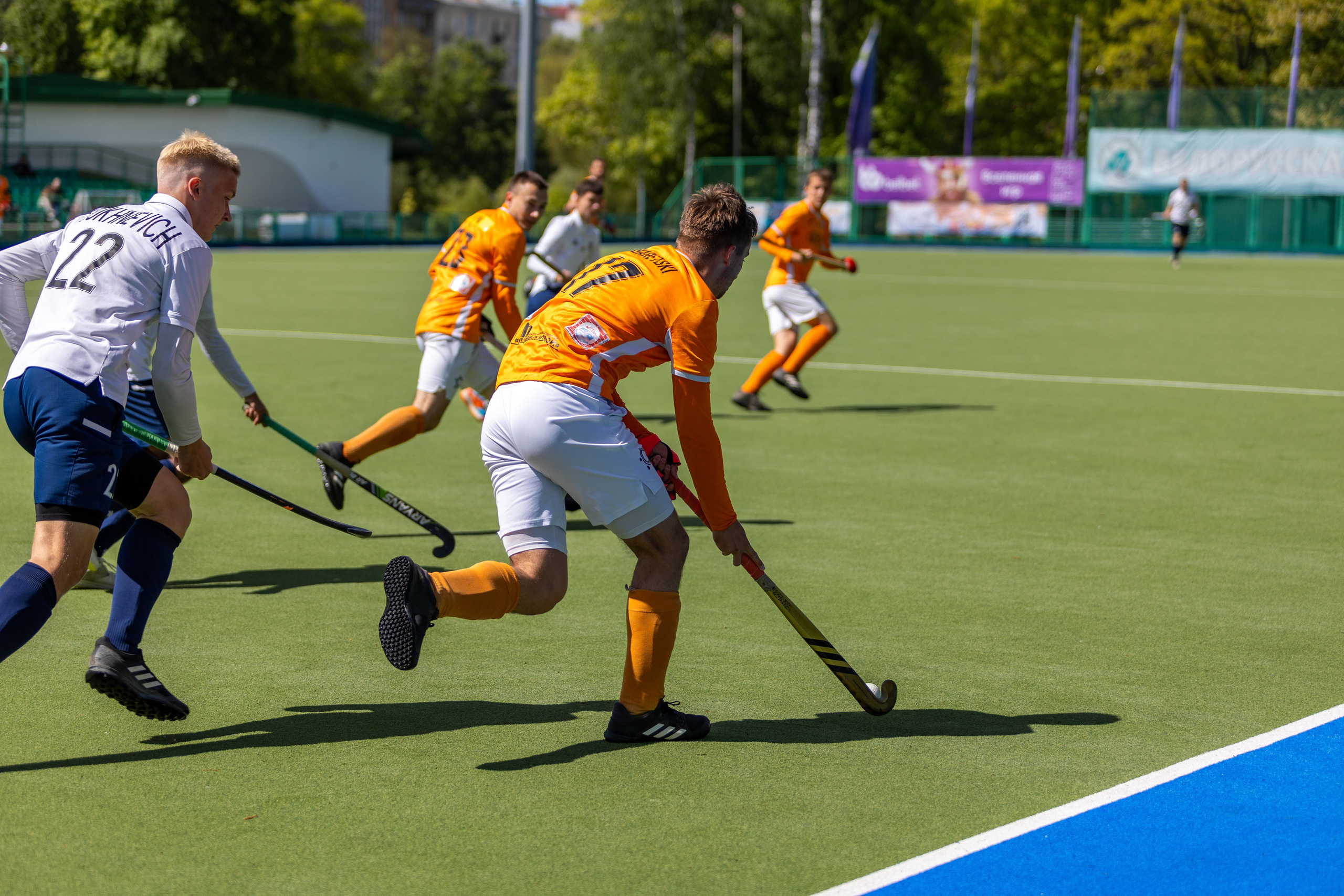 Хоккей на траве. ХК Минск — СК Строитель 12.05.2024. Профессиональный интерьерный и репортажный фотограф Минск и РБ. Максим Орлов