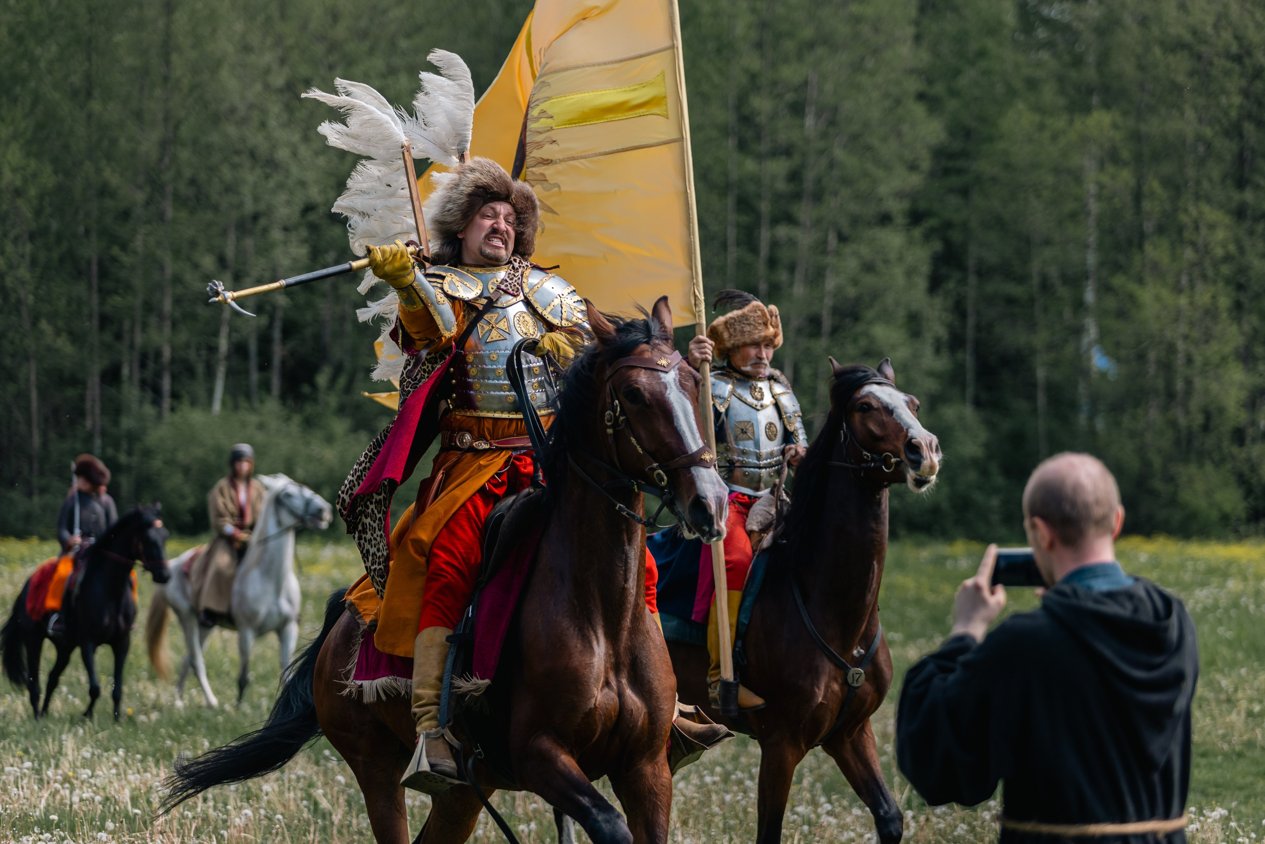 Золотая шпора. Маневры 17 века. Профессиональный интерьерный и репортажный фотограф Минск и РБ. Максим Орлов