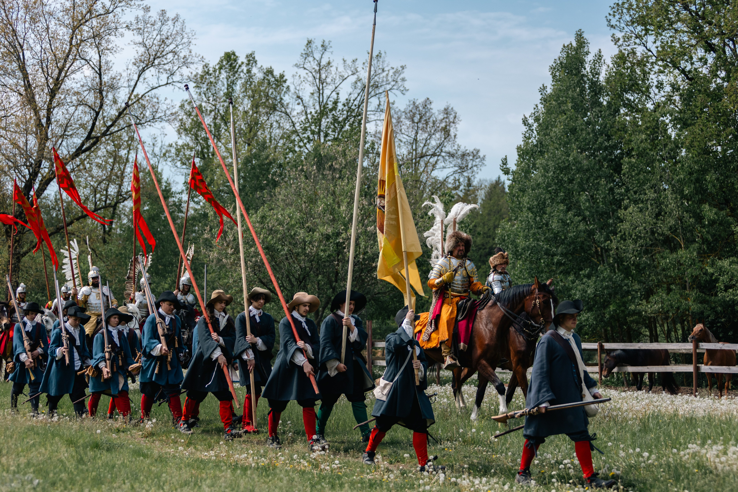Золотая шпора. Маневры 17 века. Профессиональный интерьерный и репортажный фотограф Минск и РБ. Максим Орлов
