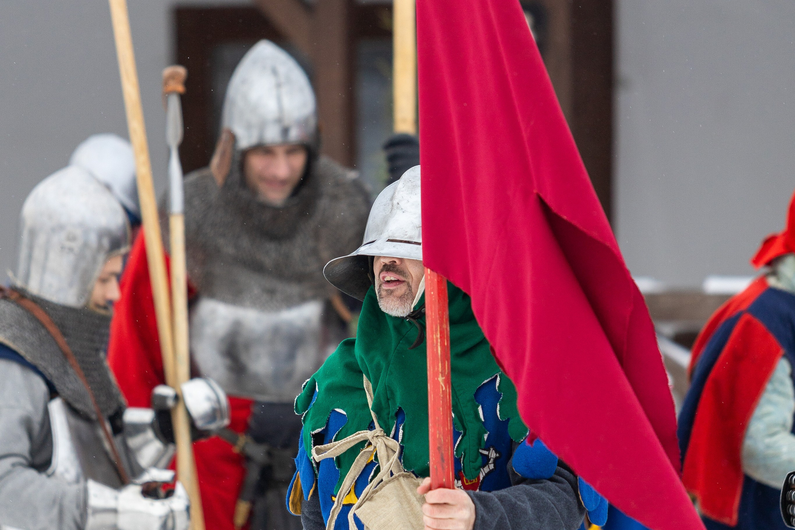 Зимние рыцарские маневры. Профессиональный интерьерный и репортажный фотограф Минск и РБ. Максим Орлов