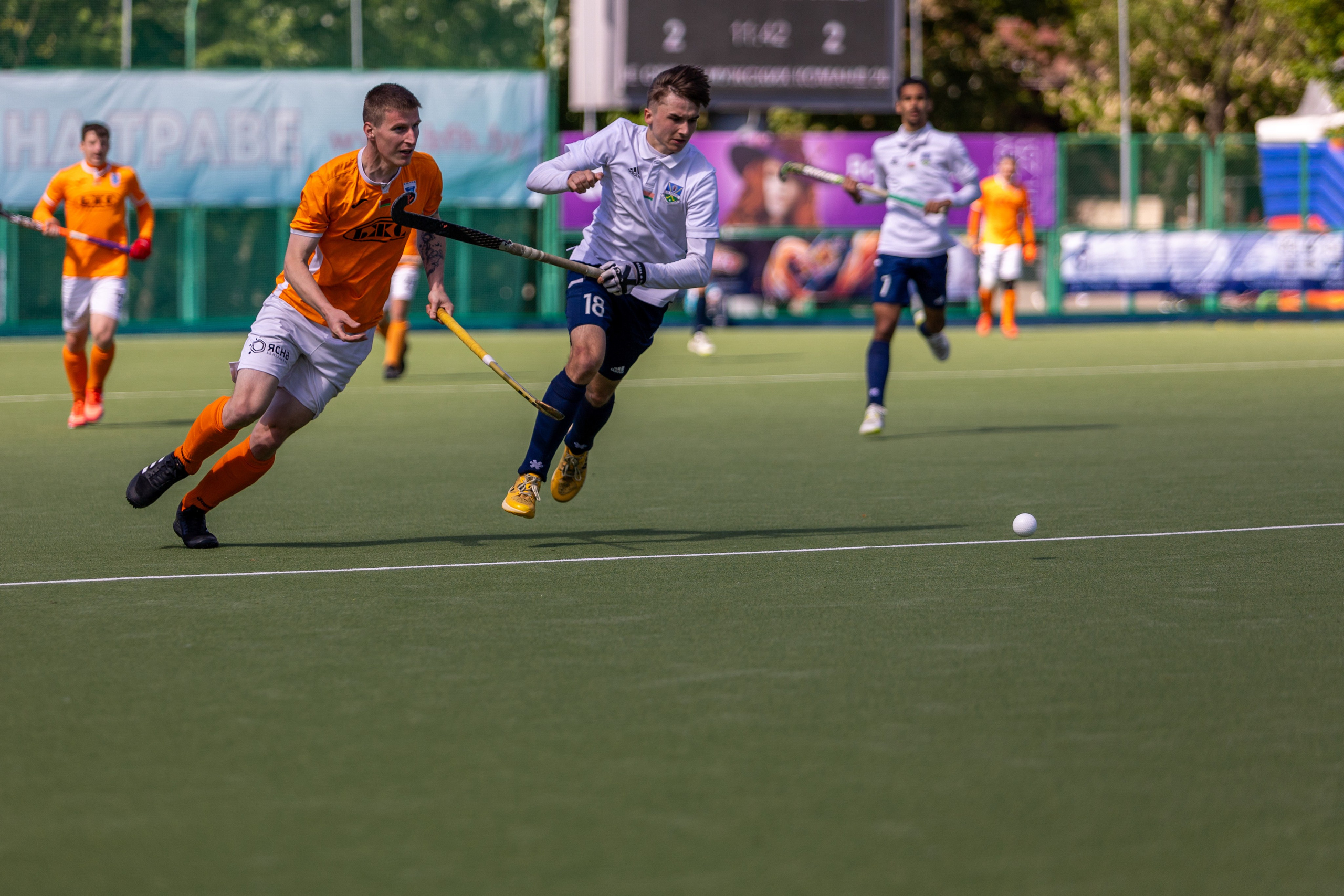Хоккей на траве. ХК Минск — СК Строитель 12.05.2024. Профессиональный интерьерный и репортажный фотограф Минск и РБ. Максим Орлов