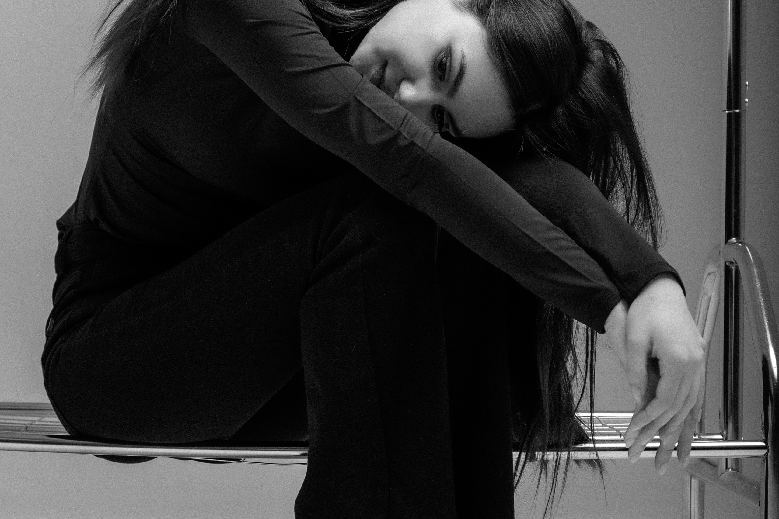 Настя (студийная на циклораме). Профессиональный интерьерный и репортажный фотограф Минск и РБ. Максим Орлов