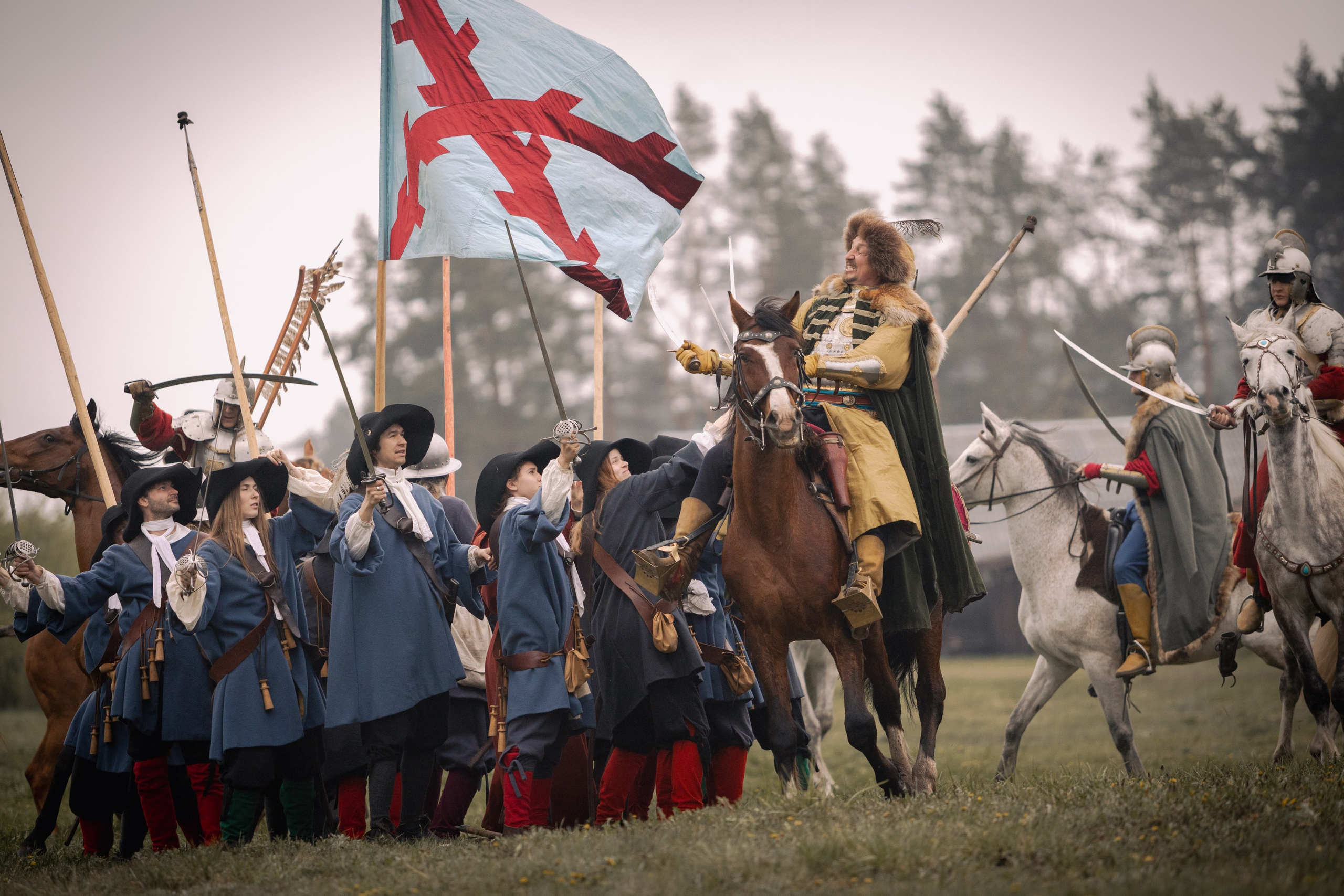 Золотая шпора. Огнем и мечем. День третий. Бой на поле. Профессиональный интерьерный и репортажный фотограф Минск и РБ. Максим Орлов