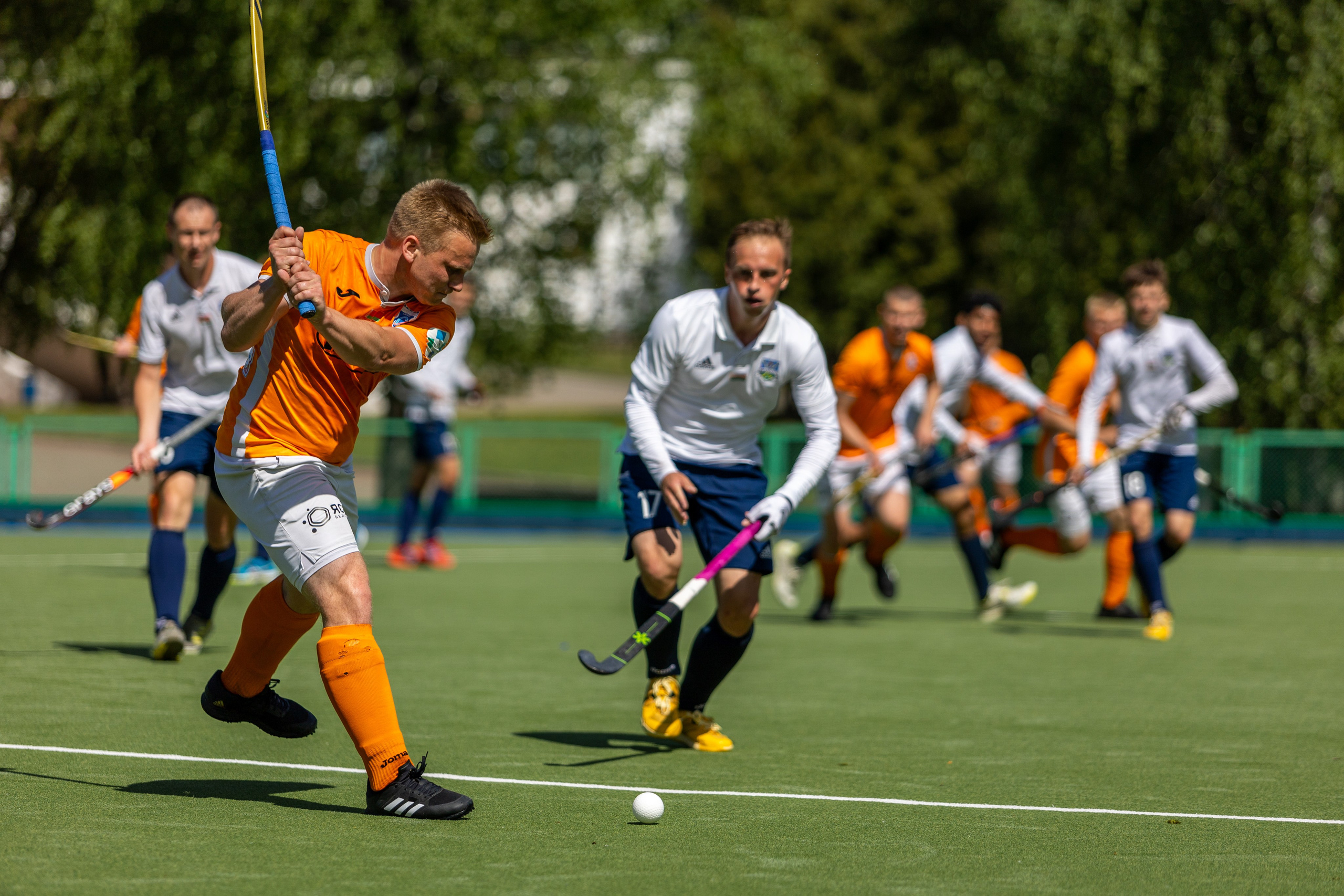 Хоккей на траве. ХК Минск — СК Строитель 12.05.2024. Профессиональный интерьерный и репортажный фотограф Минск и РБ. Максим Орлов