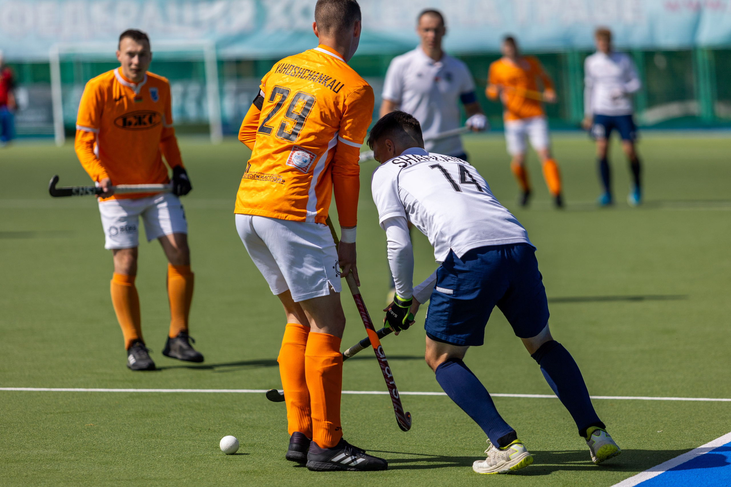 Хоккей на траве. ХК Минск — СК Строитель 12.05.2024. Профессиональный интерьерный и репортажный фотограф Минск и РБ. Максим Орлов