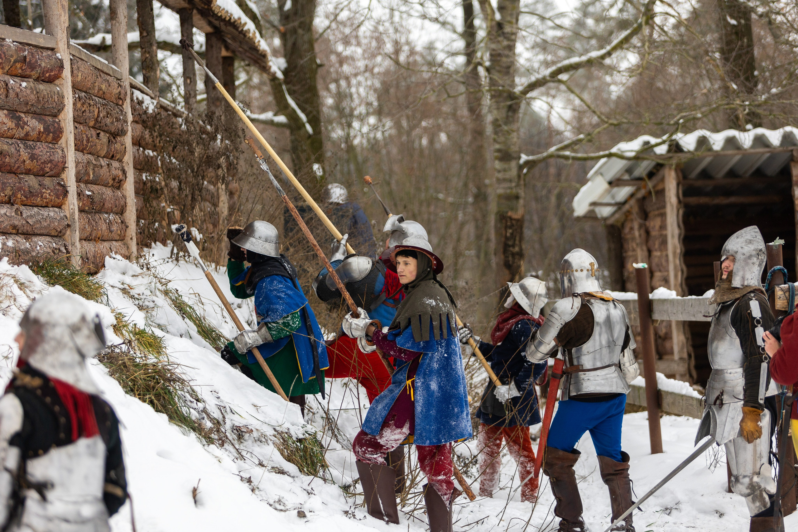 Зимние рыцарские маневры. Профессиональный интерьерный и репортажный фотограф Минск и РБ. Максим Орлов
