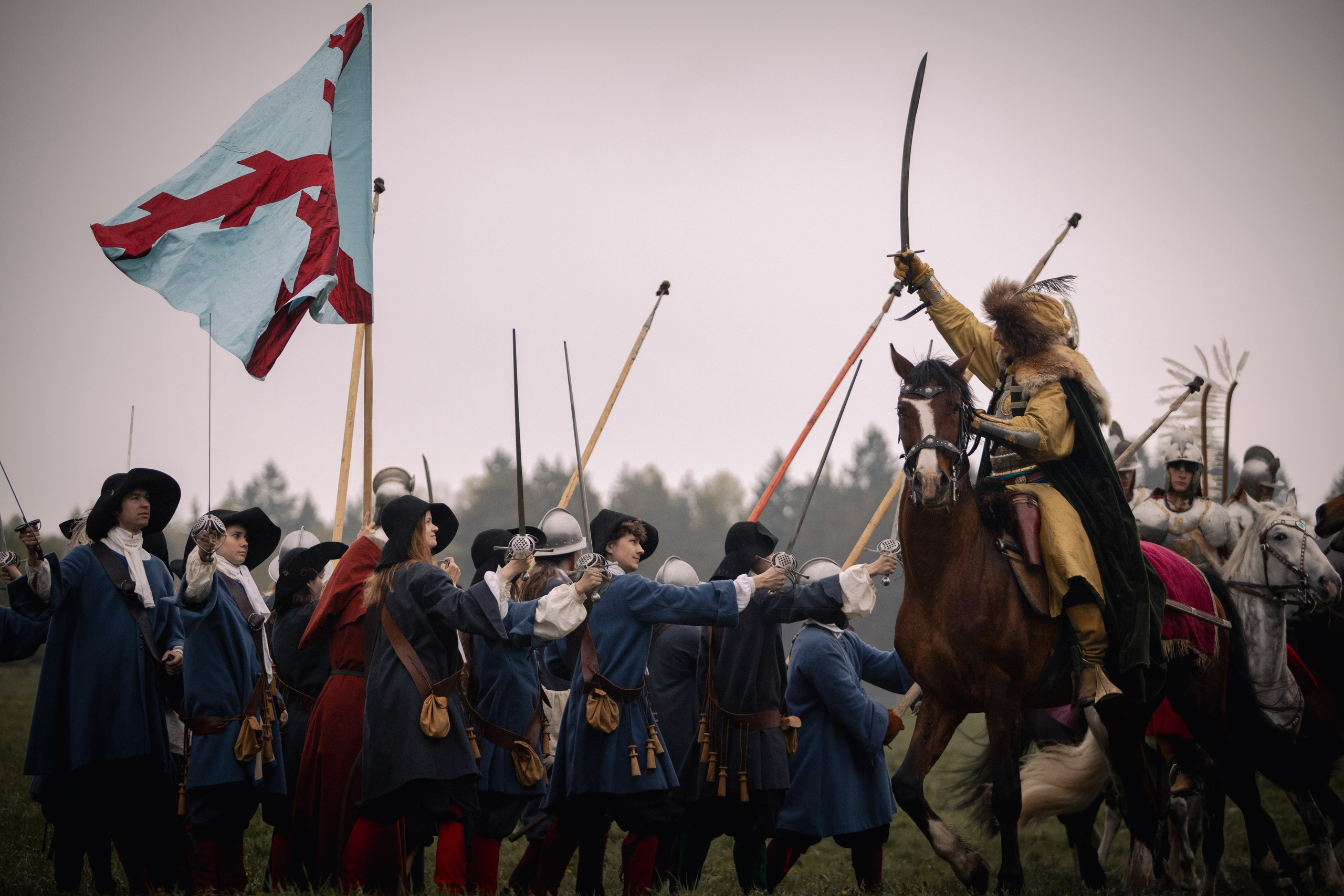 Золотая шпора. Огнем и мечем. День третий. Бой на поле. Профессиональный интерьерный и репортажный фотограф Минск и РБ. Максим Орлов