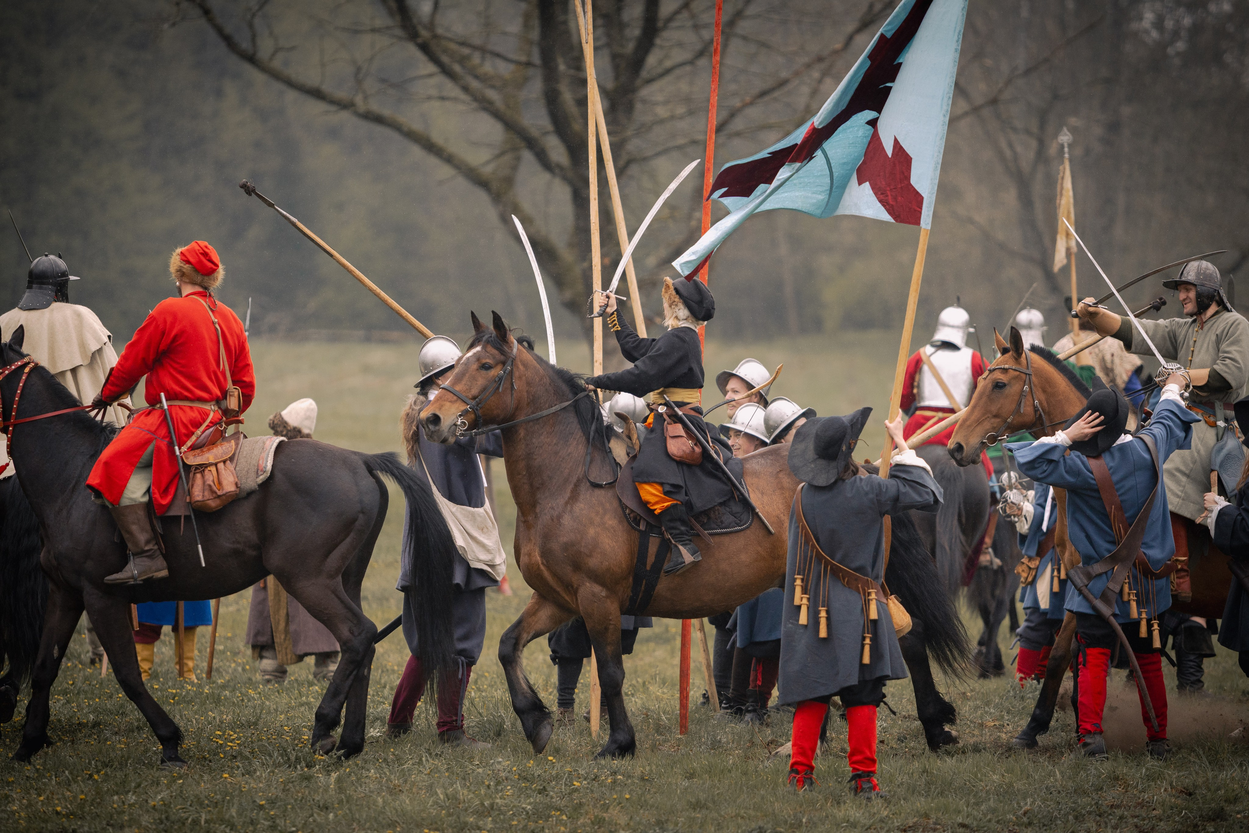 Золотая шпора. Огнем и мечем. День третий. Бой на поле. Профессиональный интерьерный и репортажный фотограф Минск и РБ. Максим Орлов