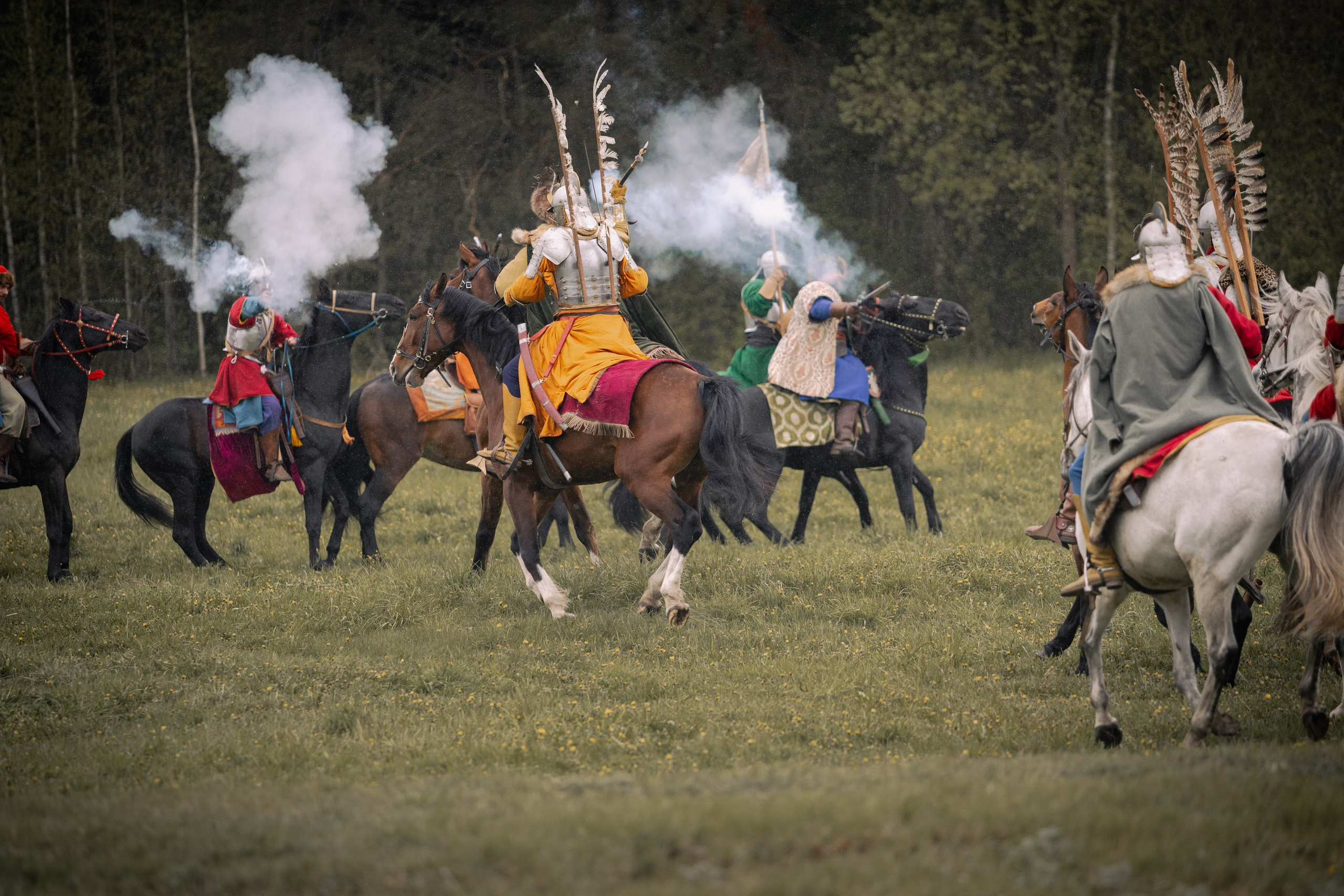 Золотая шпора. Огнем и мечем. День третий. Бой на поле. Профессиональный интерьерный и репортажный фотограф Минск и РБ. Максим Орлов