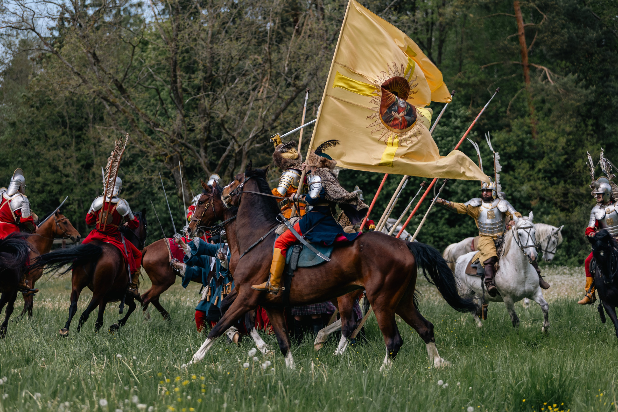 Золотая шпора. Маневры 17 века. Профессиональный интерьерный и репортажный фотограф Минск и РБ. Максим Орлов