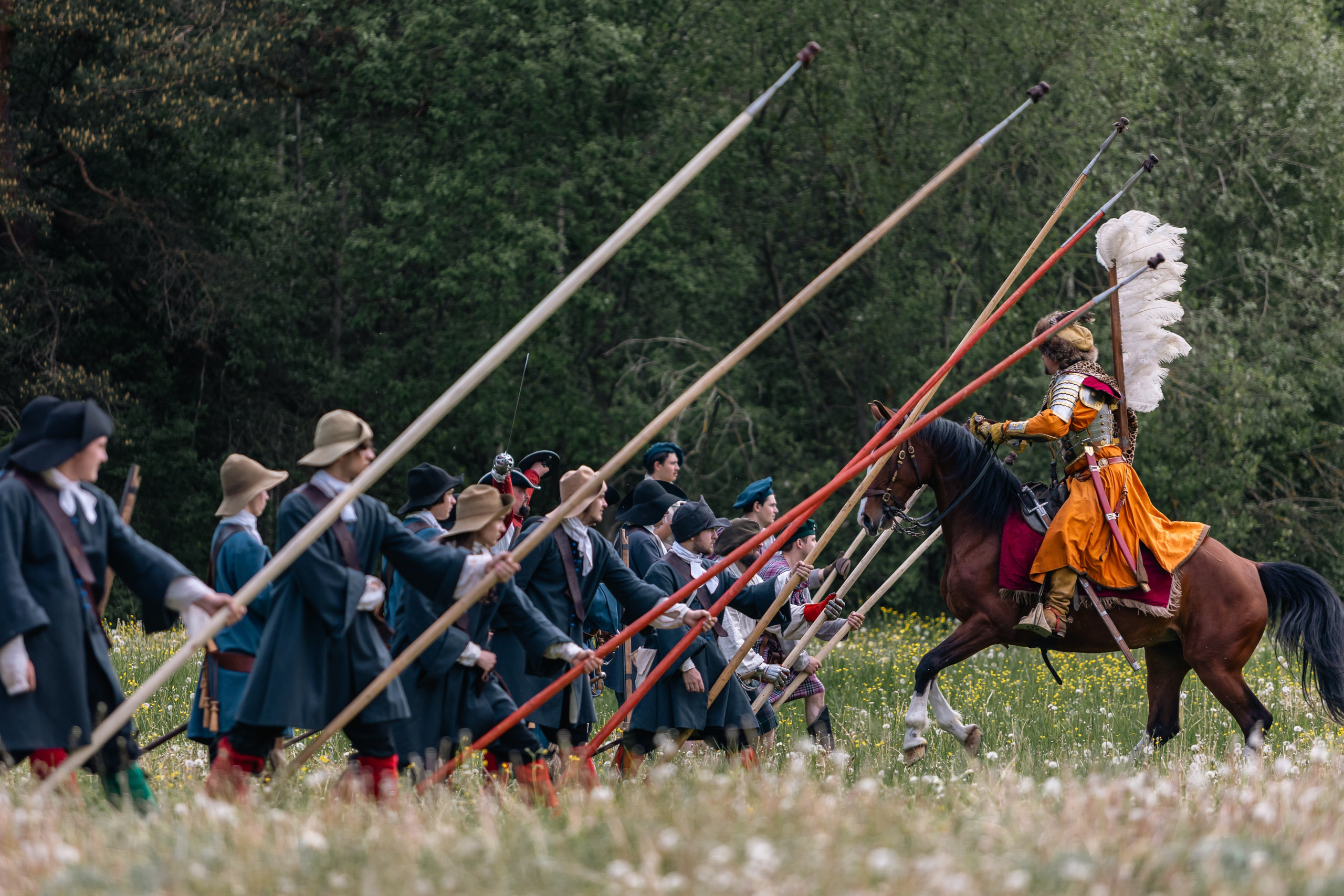 Золотая шпора. Маневры 17 века. Профессиональный интерьерный и репортажный фотограф Минск и РБ. Максим Орлов