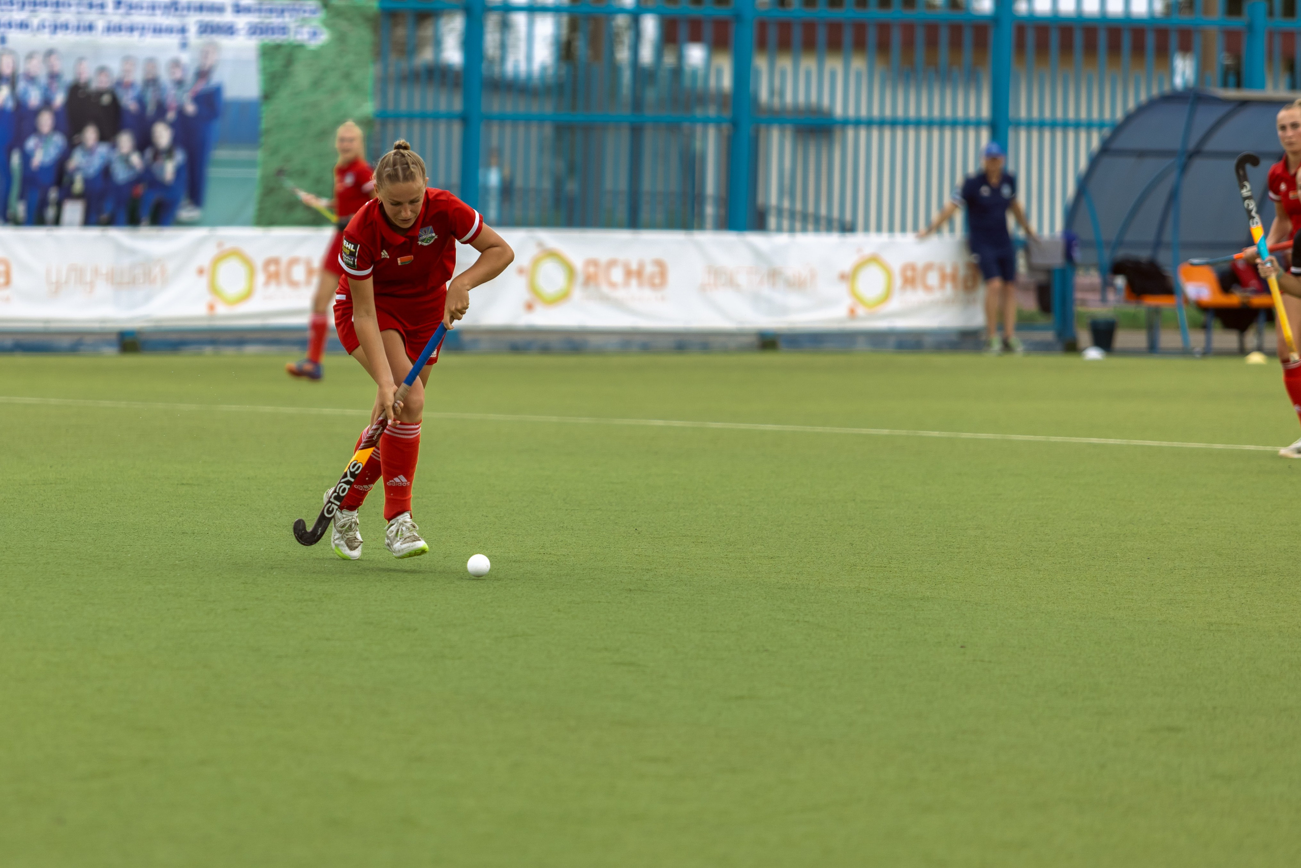 Хоккей на траве. Девушки. Минск — Виктория. 16.06.2024. Профессиональный интерьерный и репортажный фотограф Минск и РБ. Максим Орлов