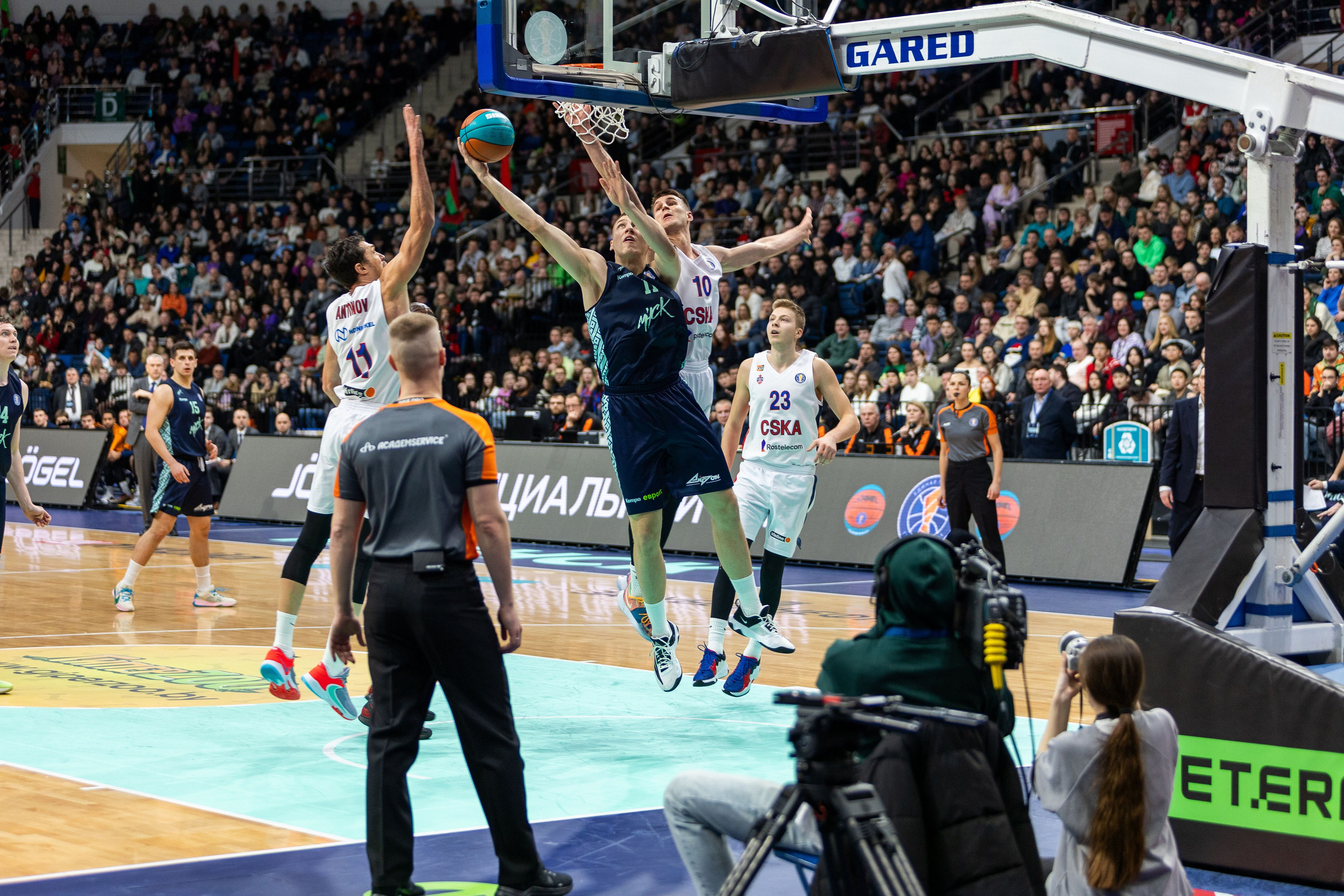Баскетбол. Минск — ЦСКА. Лучшие кадры. 25.12.2023. Профессиональный интерьерный и репортажный фотограф Минск и РБ. Максим Орлов