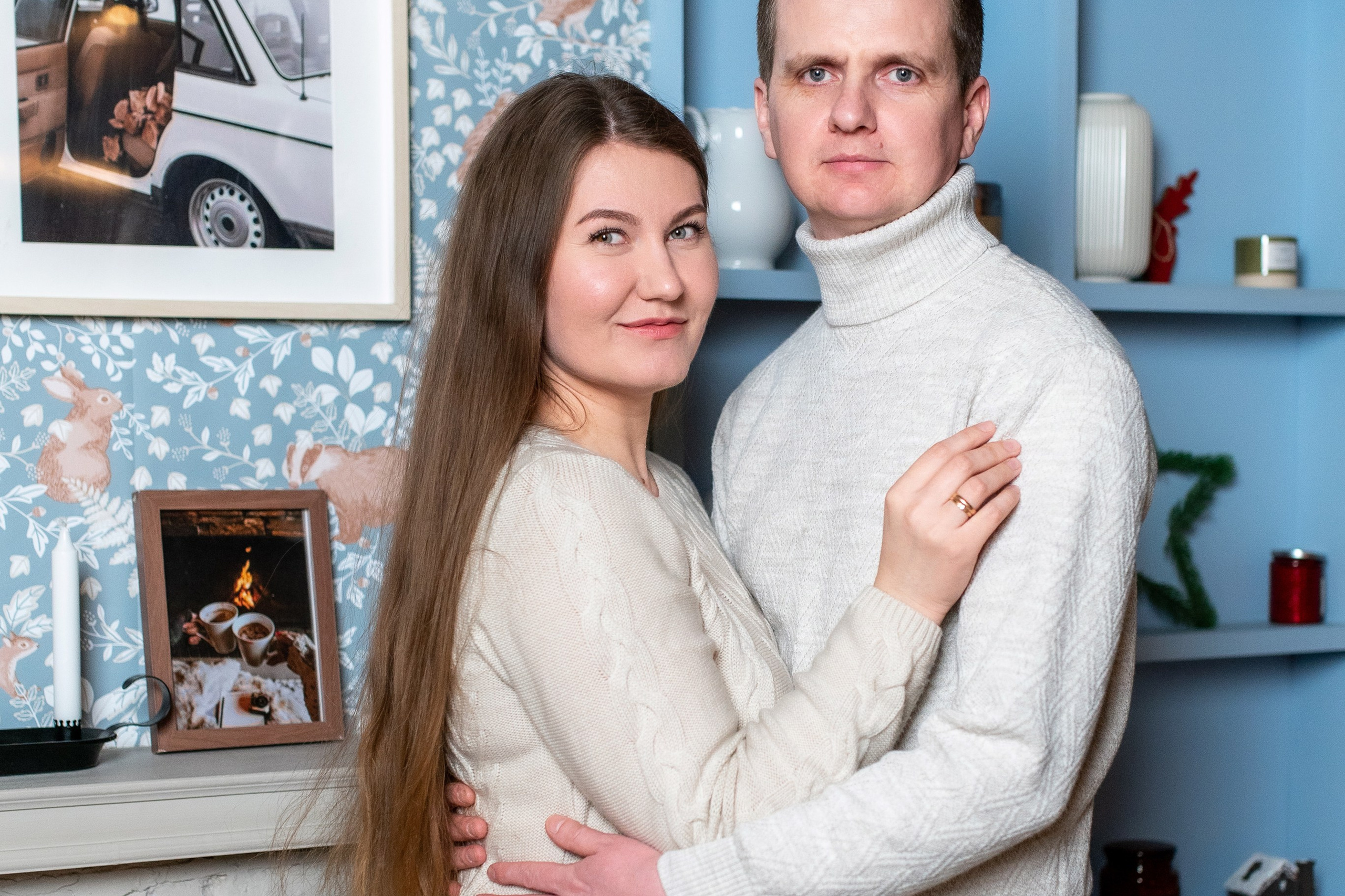 Саша и Оля (новогодняя). Профессиональный интерьерный и репортажный фотограф Минск и РБ. Максим Орлов