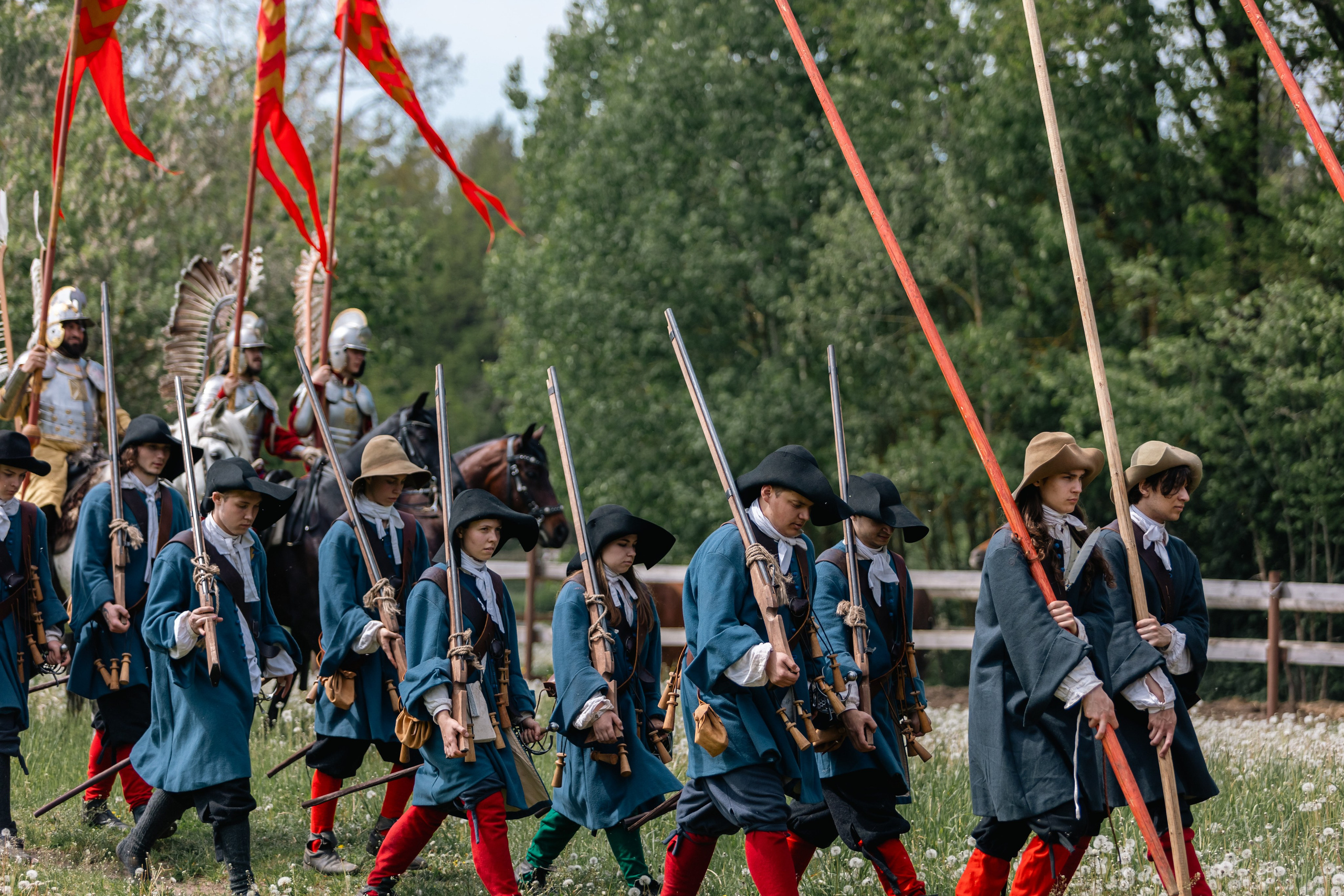 Золотая шпора. Маневры 17 века. Профессиональный интерьерный и репортажный фотограф Минск и РБ. Максим Орлов