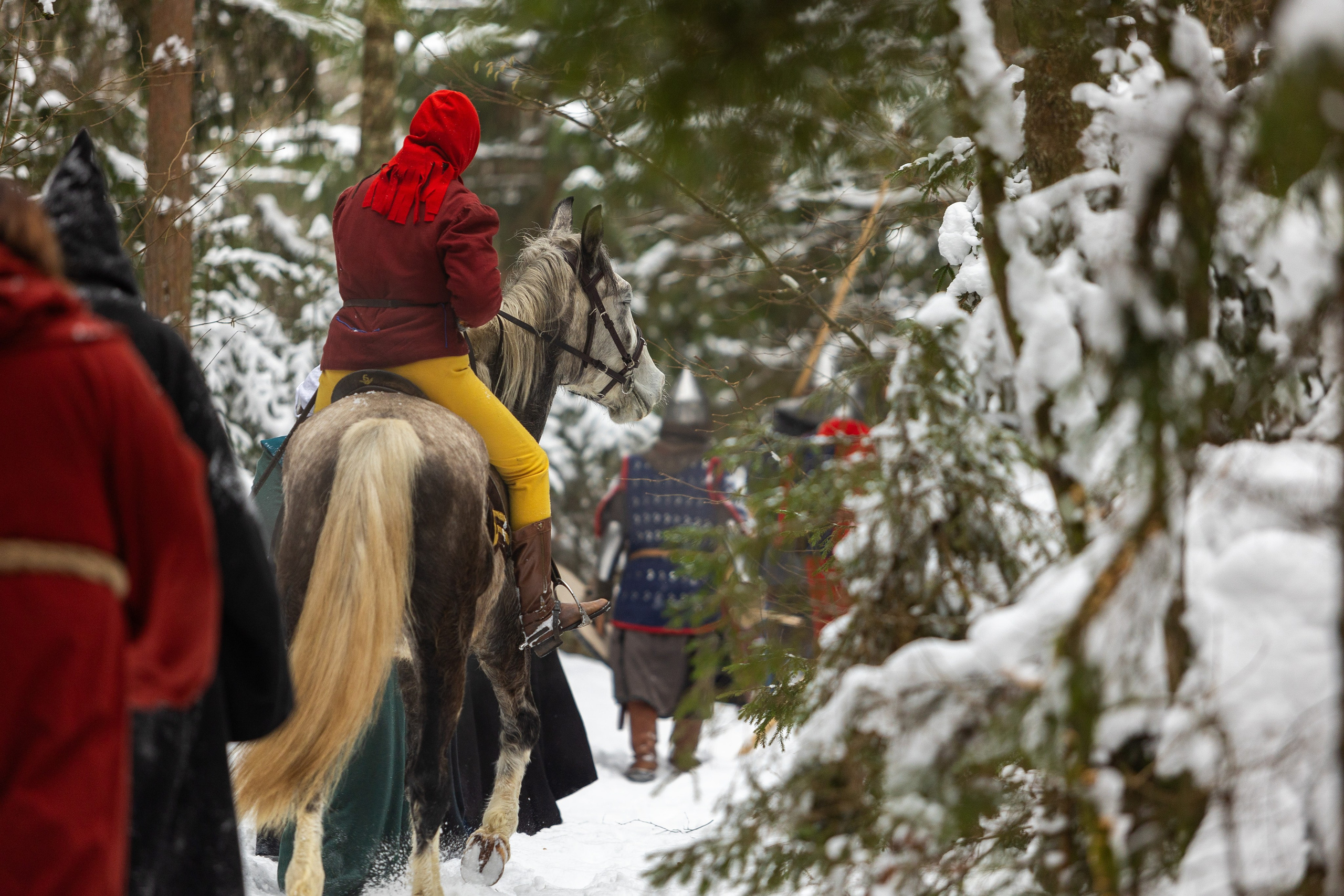 Зимние рыцарские маневры. Профессиональный интерьерный и репортажный фотограф Минск и РБ. Максим Орлов