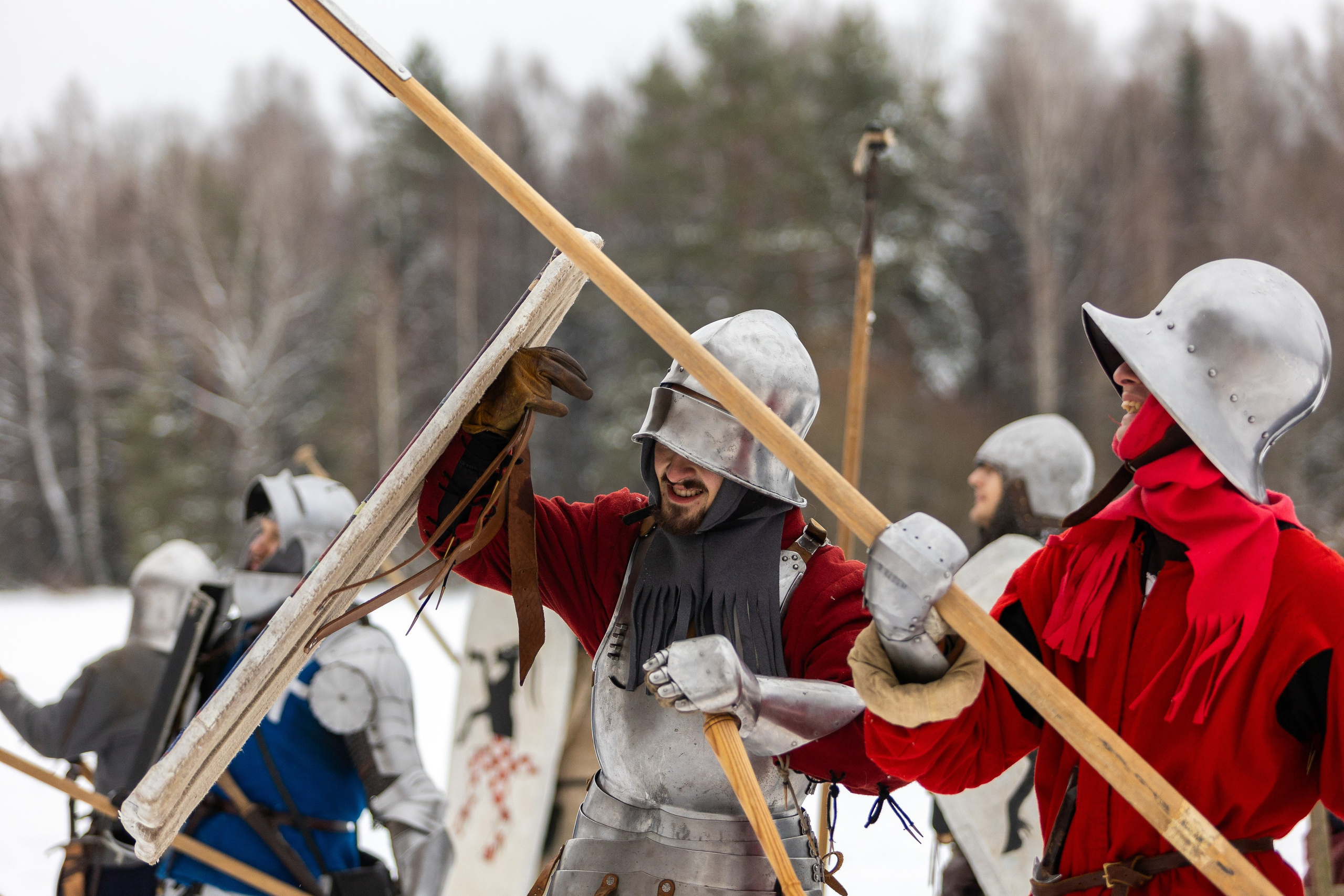 Зимние рыцарские маневры. Профессиональный интерьерный и репортажный фотограф Минск и РБ. Максим Орлов