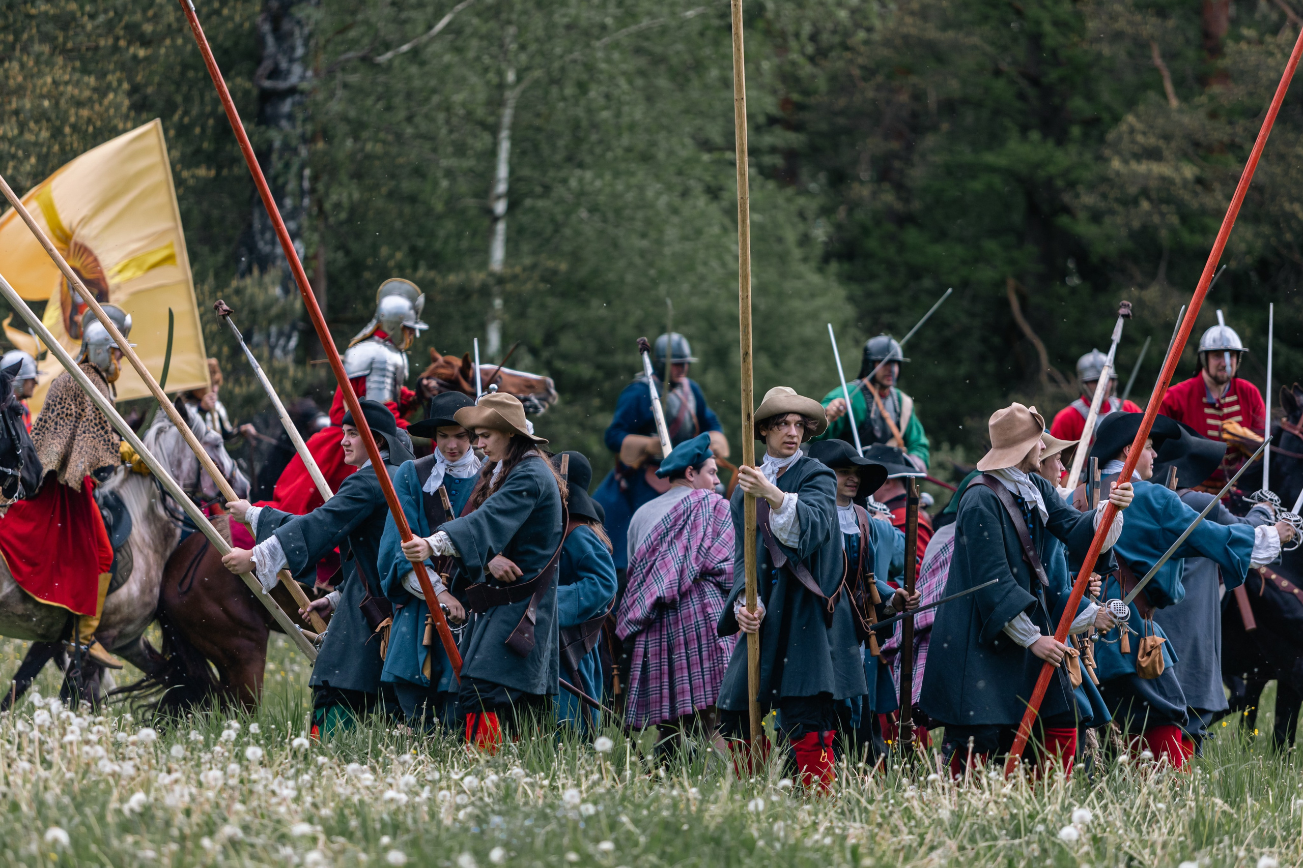 Золотая шпора. Маневры 17 века. Профессиональный интерьерный и репортажный фотограф Минск и РБ. Максим Орлов