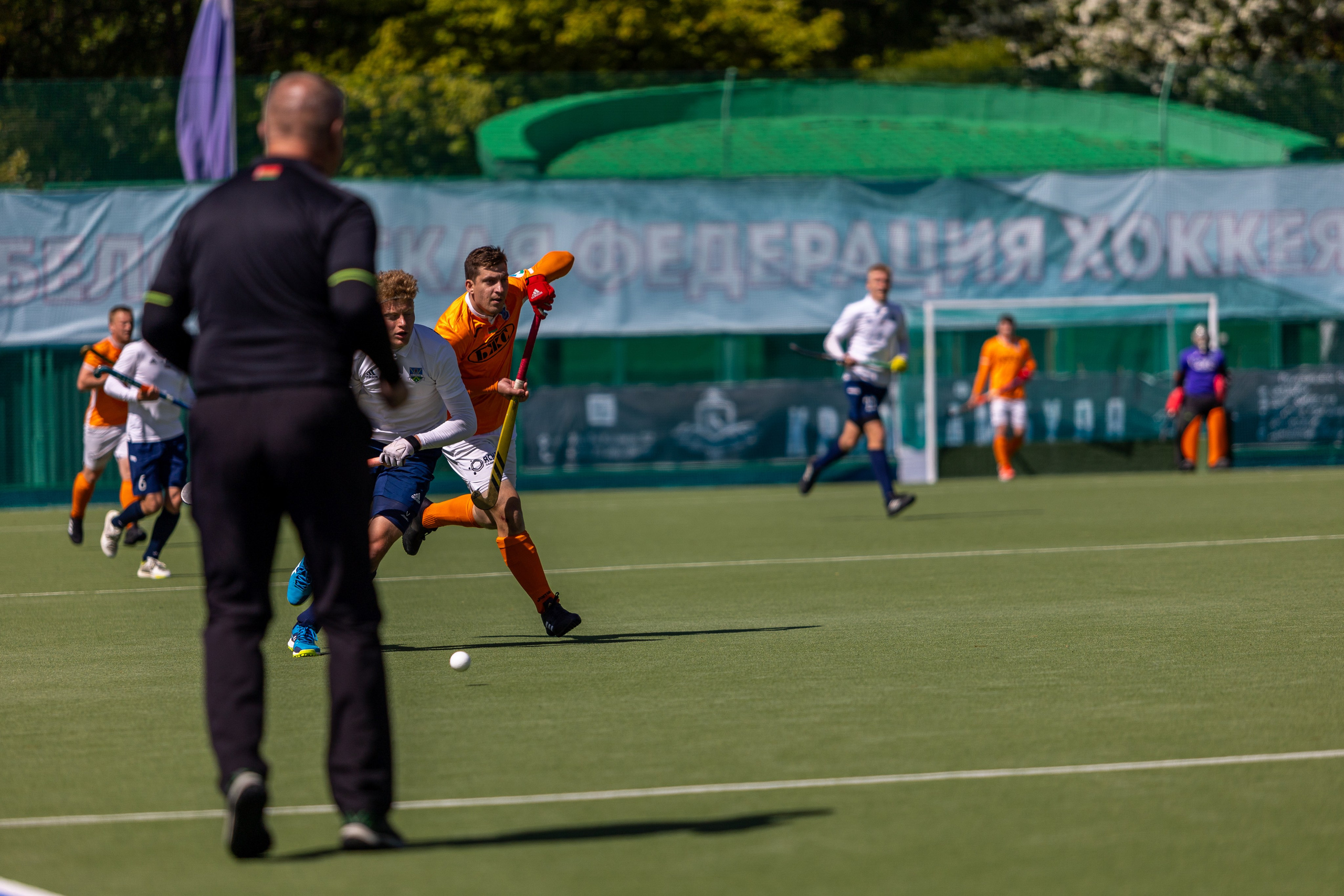 Хоккей на траве. ХК Минск — СК Строитель 12.05.2024. Профессиональный интерьерный и репортажный фотограф Минск и РБ. Максим Орлов
