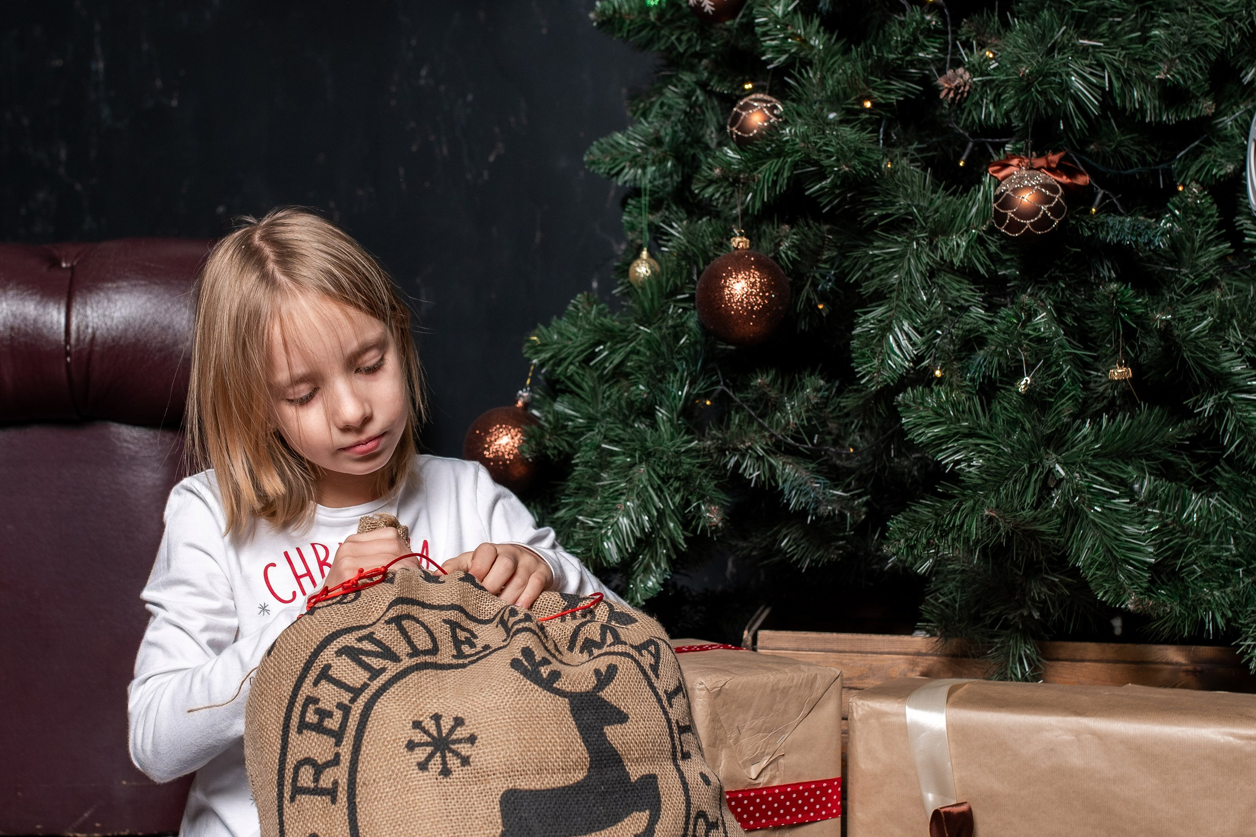 Саша, Аня и Вика (новогодняя). Профессиональный интерьерный и репортажный фотограф Минск и РБ. Максим Орлов
