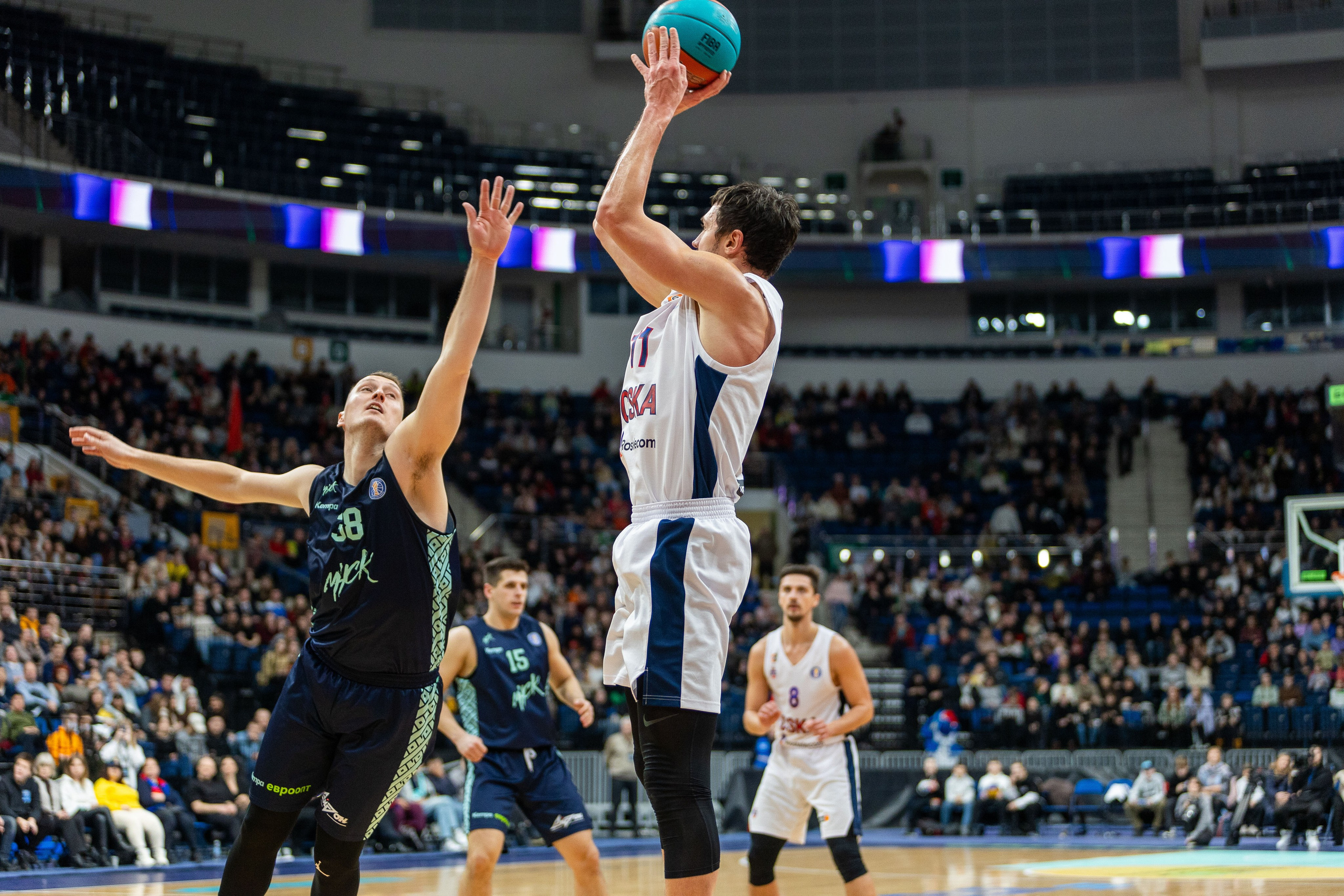 Баскетбол. Минск — ЦСКА. Лучшие кадры. 25.12.2023. Профессиональный интерьерный и репортажный фотограф Минск и РБ. Максим Орлов
