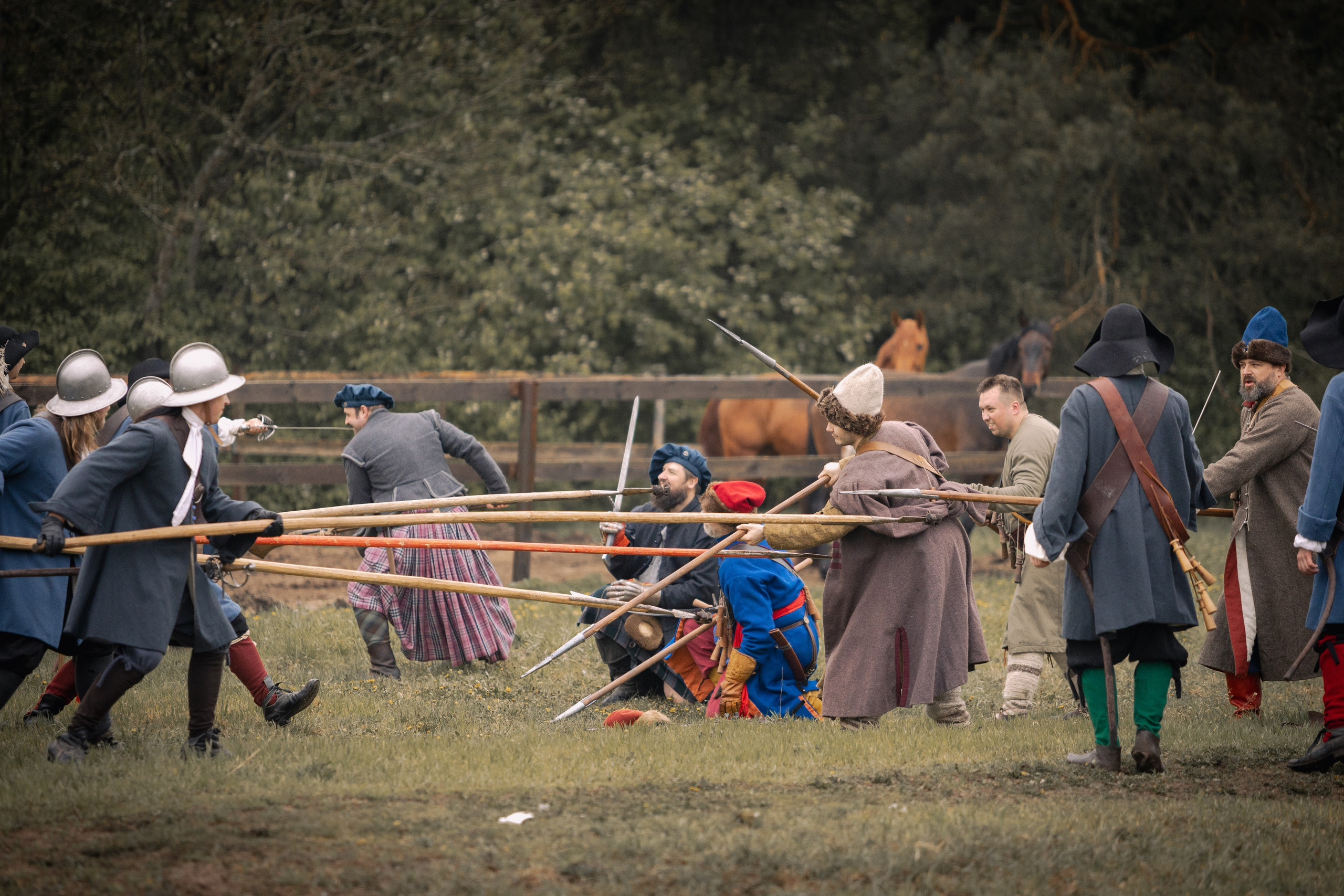 Золотая шпора. Огнем и мечем. День третий. Бой на поле. Профессиональный интерьерный и репортажный фотограф Минск и РБ. Максим Орлов