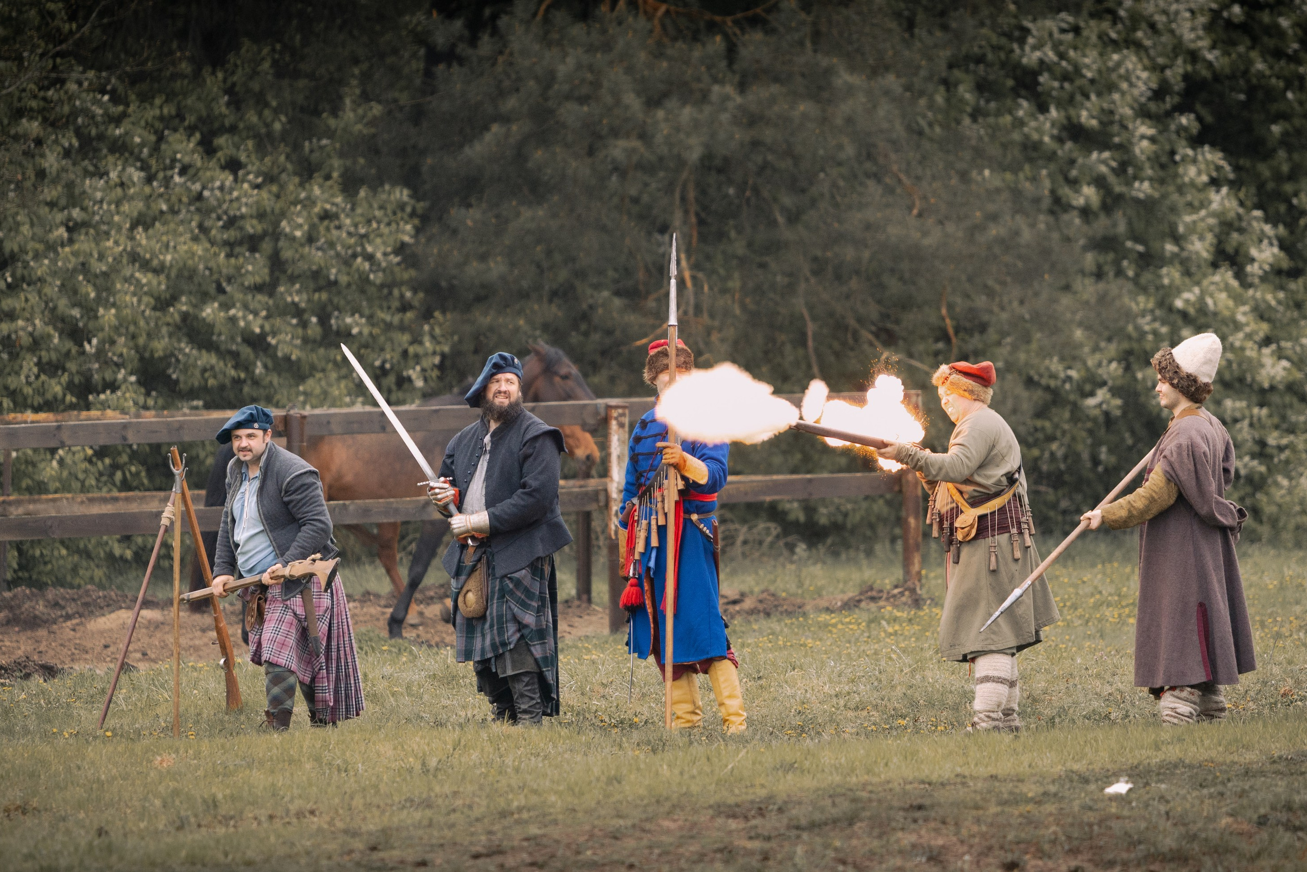 Золотая шпора. Огнем и мечем. День третий. Бой на поле. Профессиональный интерьерный и репортажный фотограф Минск и РБ. Максим Орлов