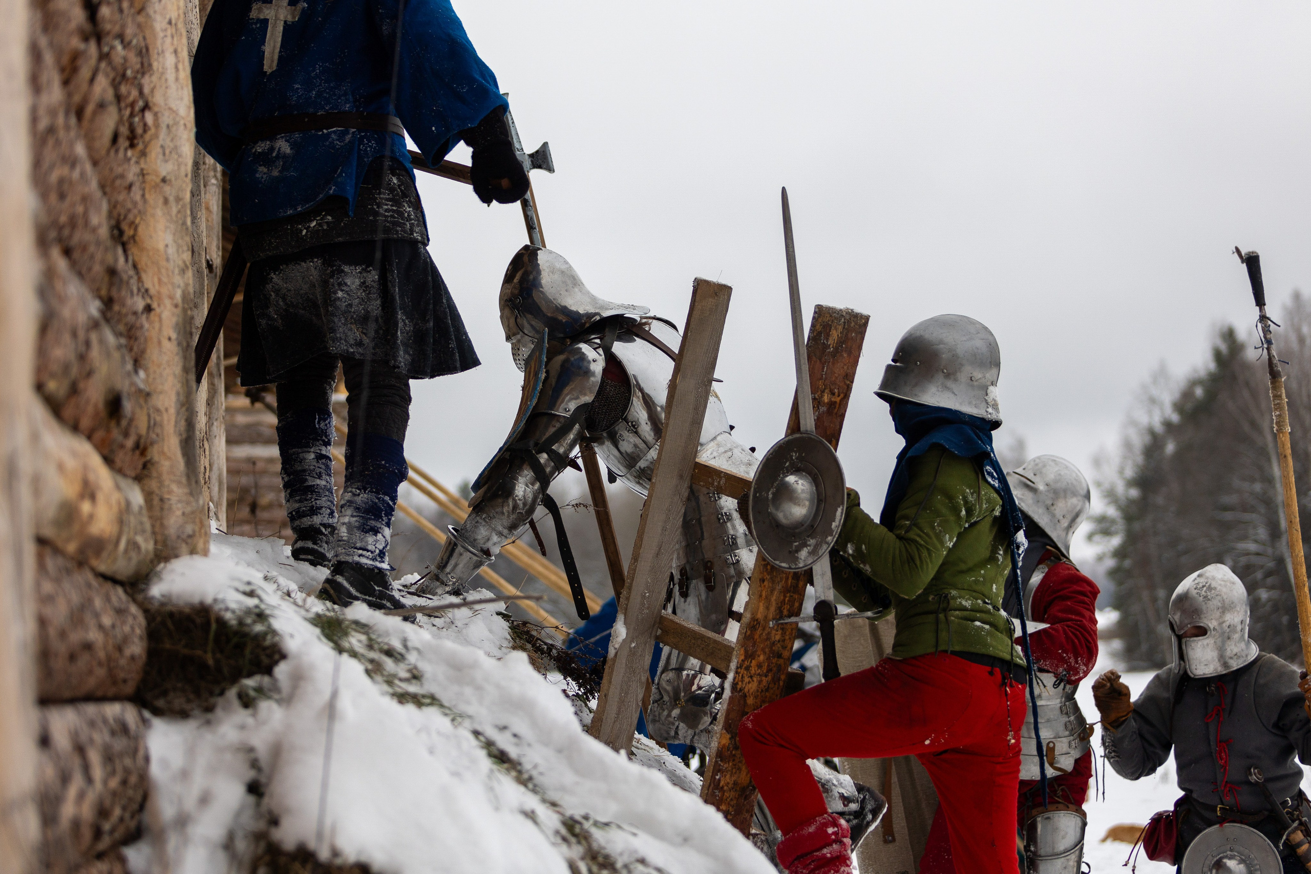 Зимние рыцарские маневры. Профессиональный интерьерный и репортажный фотограф Минск и РБ. Максим Орлов