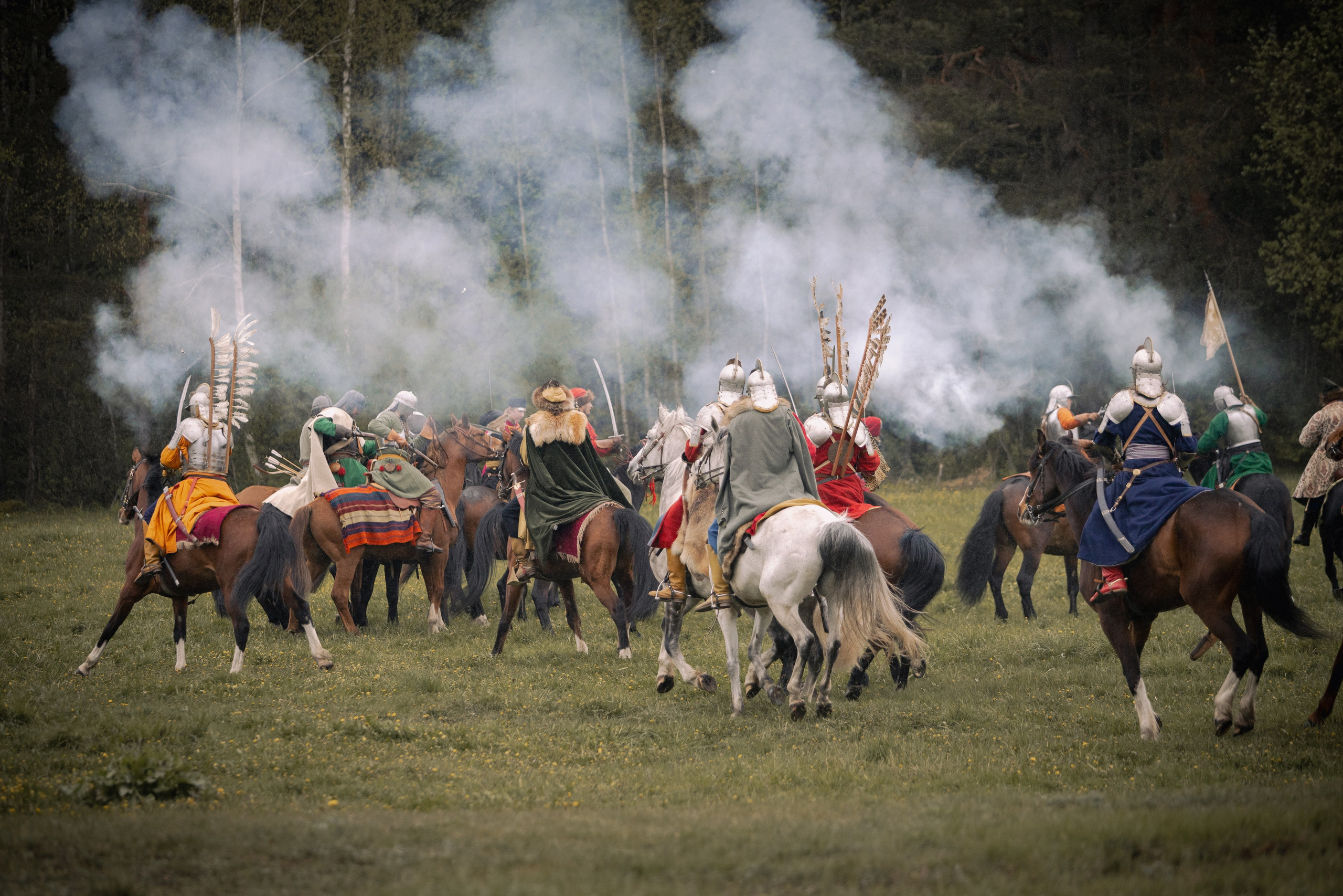 Золотая шпора. Огнем и мечем. День третий. Бой на поле. Профессиональный интерьерный и репортажный фотограф Минск и РБ. Максим Орлов