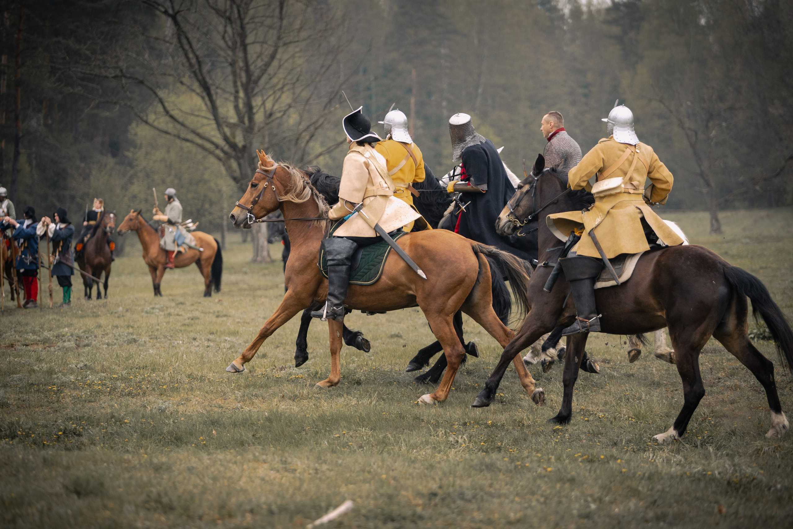 Золотая шпора. Огнем и мечем. День третий. Бой на поле. Профессиональный интерьерный и репортажный фотограф Минск и РБ. Максим Орлов