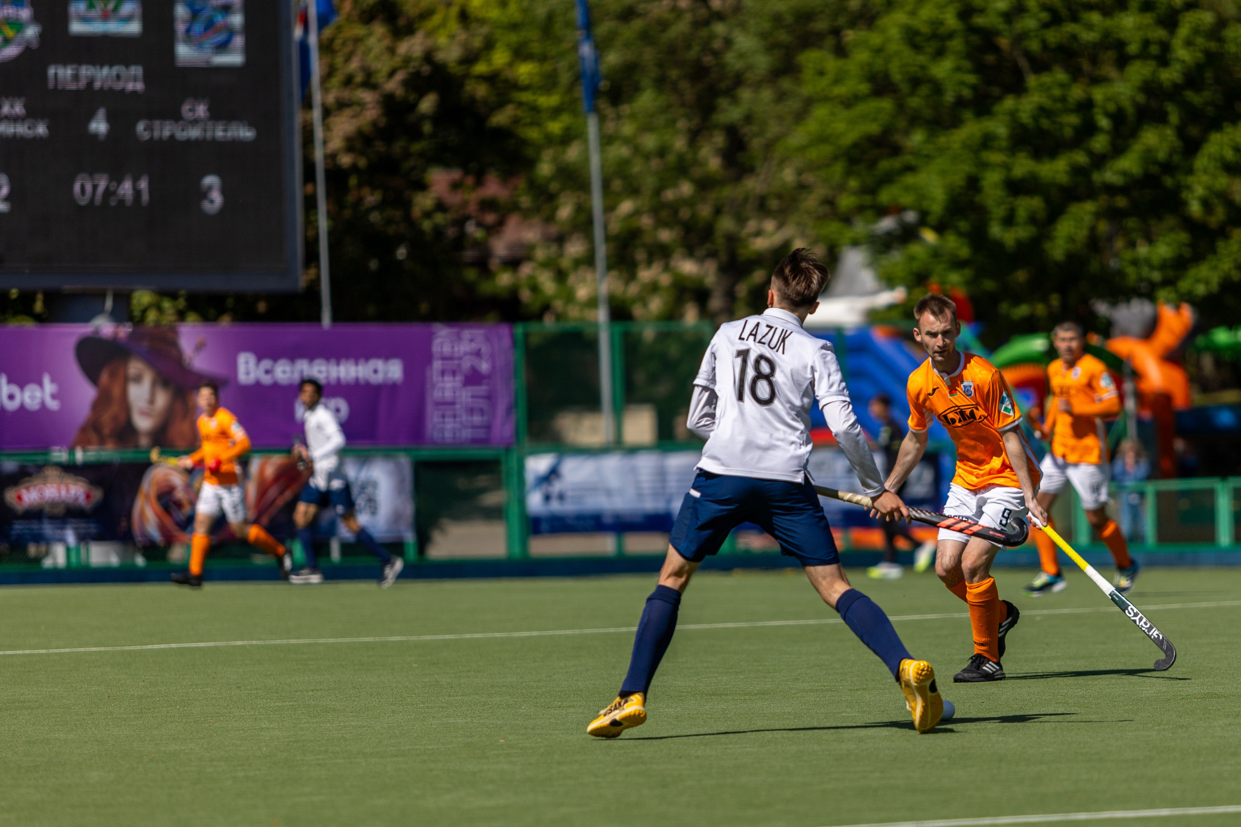 Хоккей на траве. ХК Минск — СК Строитель 12.05.2024. Профессиональный интерьерный и репортажный фотограф Минск и РБ. Максим Орлов